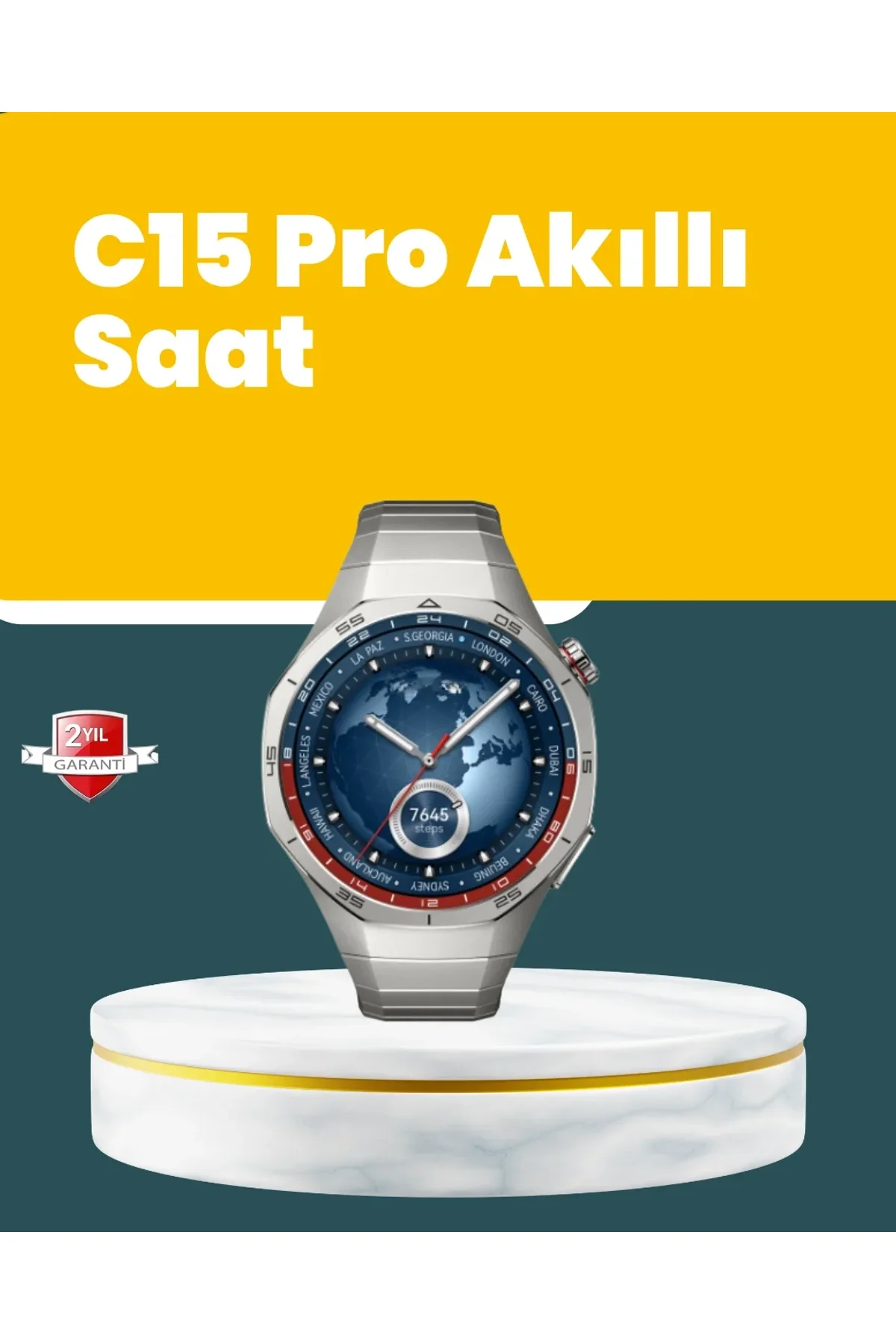 Akıllı Saat Nabız Ölçer, Adım Sayar Ve Uyku Takip Özellikli - Just Cheap Store Görsel 2