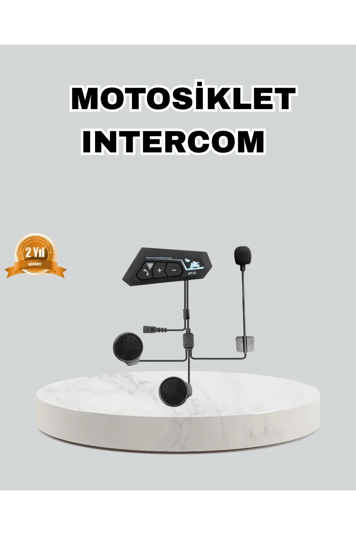 Motosiklet Kaskı İçin Bluetooth Kulaklık – Kablosuz, Mikrofonlu, Gürültü Azaltmalı Bt22 - Just Cheap Store Görsel 2
