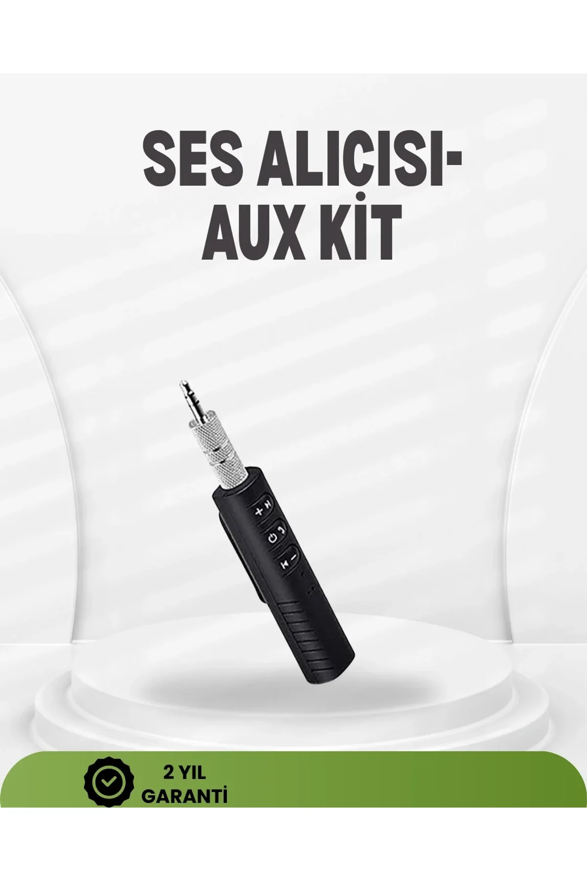 Kablosuz Ses Çözümü – 3.5mm Jaklı Bluetooth Müzik Alıcısı - Just Cheap Store Görsel 2