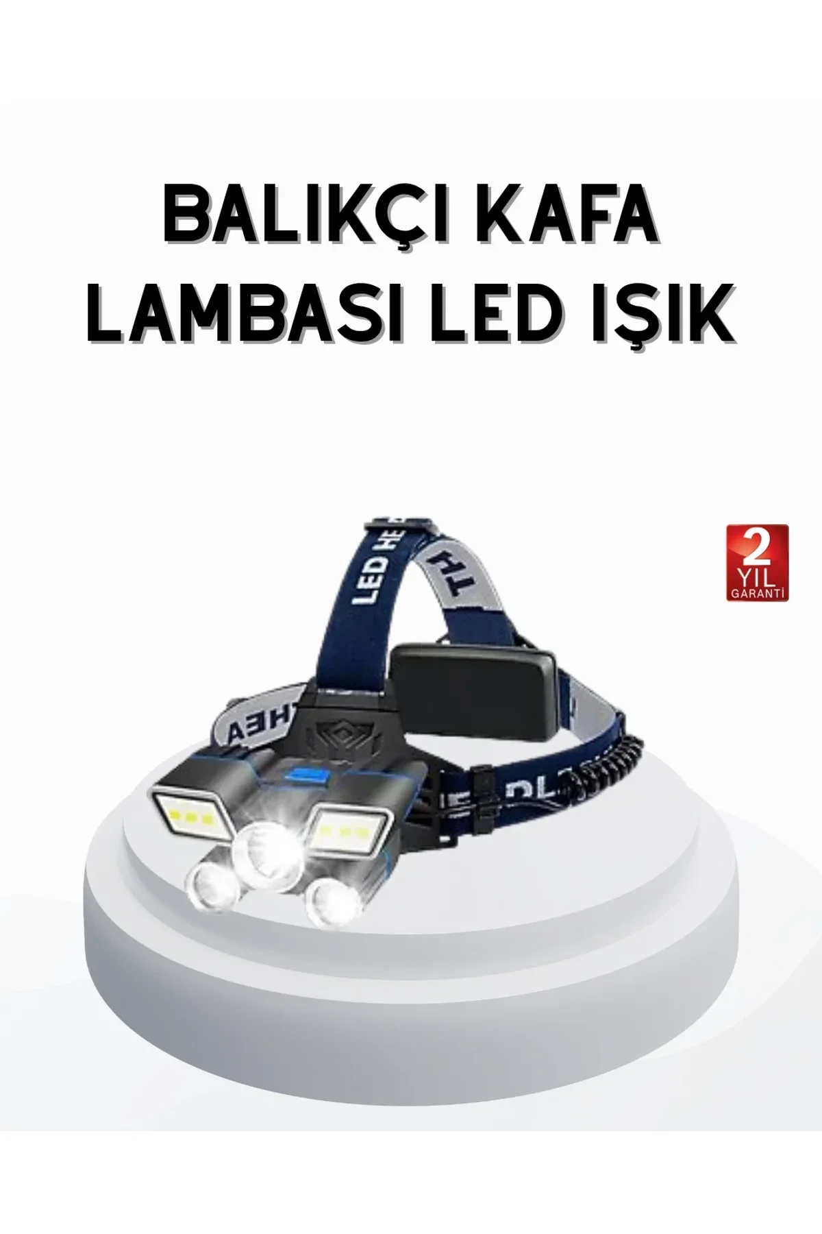 Profesyonel Şarjlı Led Far – Ipx5 Suya Dayanıklı, 4 Işık Modu, Hareket Sensörlü - Just Cheap Store Görsel 2
