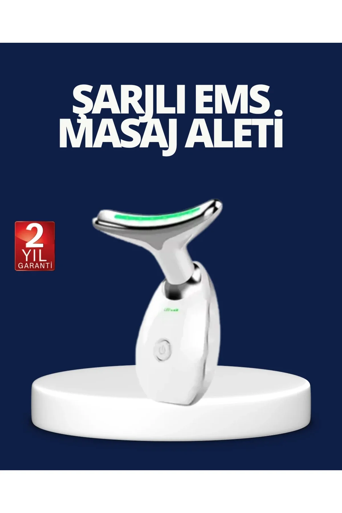 Yüz Ve Boyun Sıkılaştırıcı Cilt Bakım Cihazı | Ems Mikro Akım &amp; Kırışıklık Giderici - Just Cheap Store Görsel 2