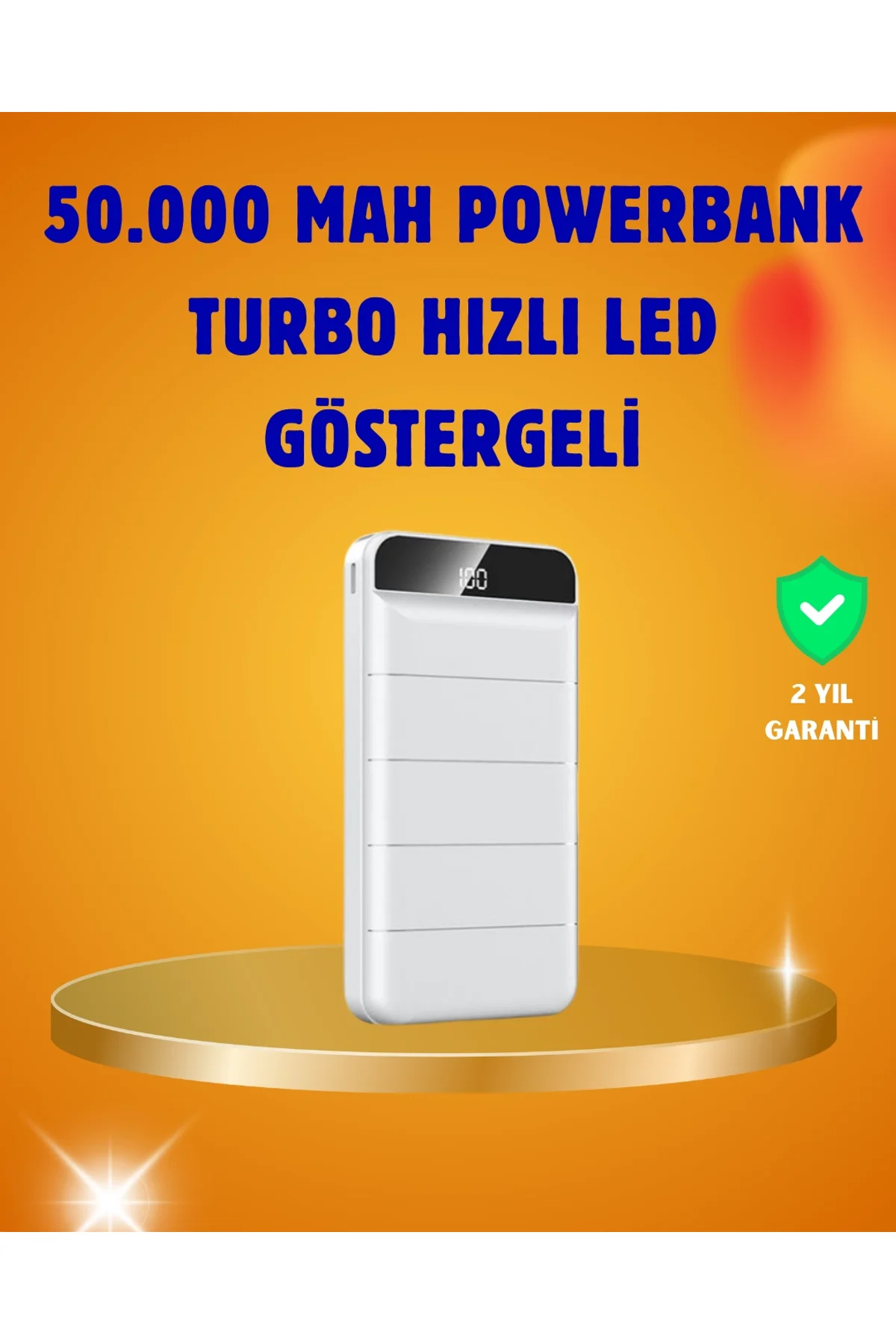 50000mah Led Göstergeli Taşınabilir Şarj Cihazı