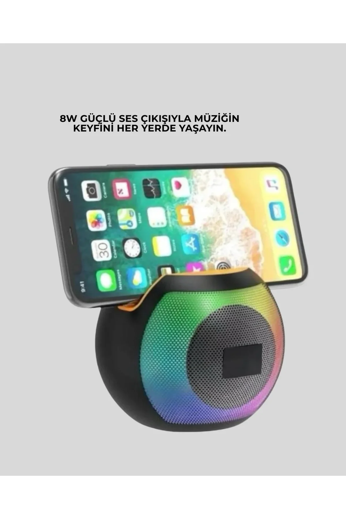 360° Stereo Surround Sesli Taşınabilir Hoparlör - Just Cheap Store Görsel 4
