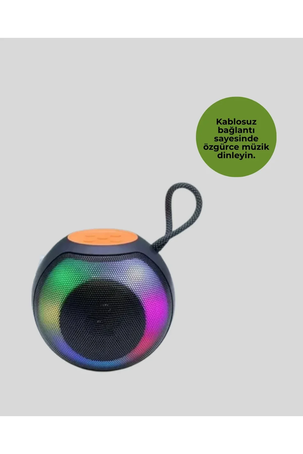 360° Stereo Surround Sesli Taşınabilir Hoparlör - Just Cheap Store Görsel 3