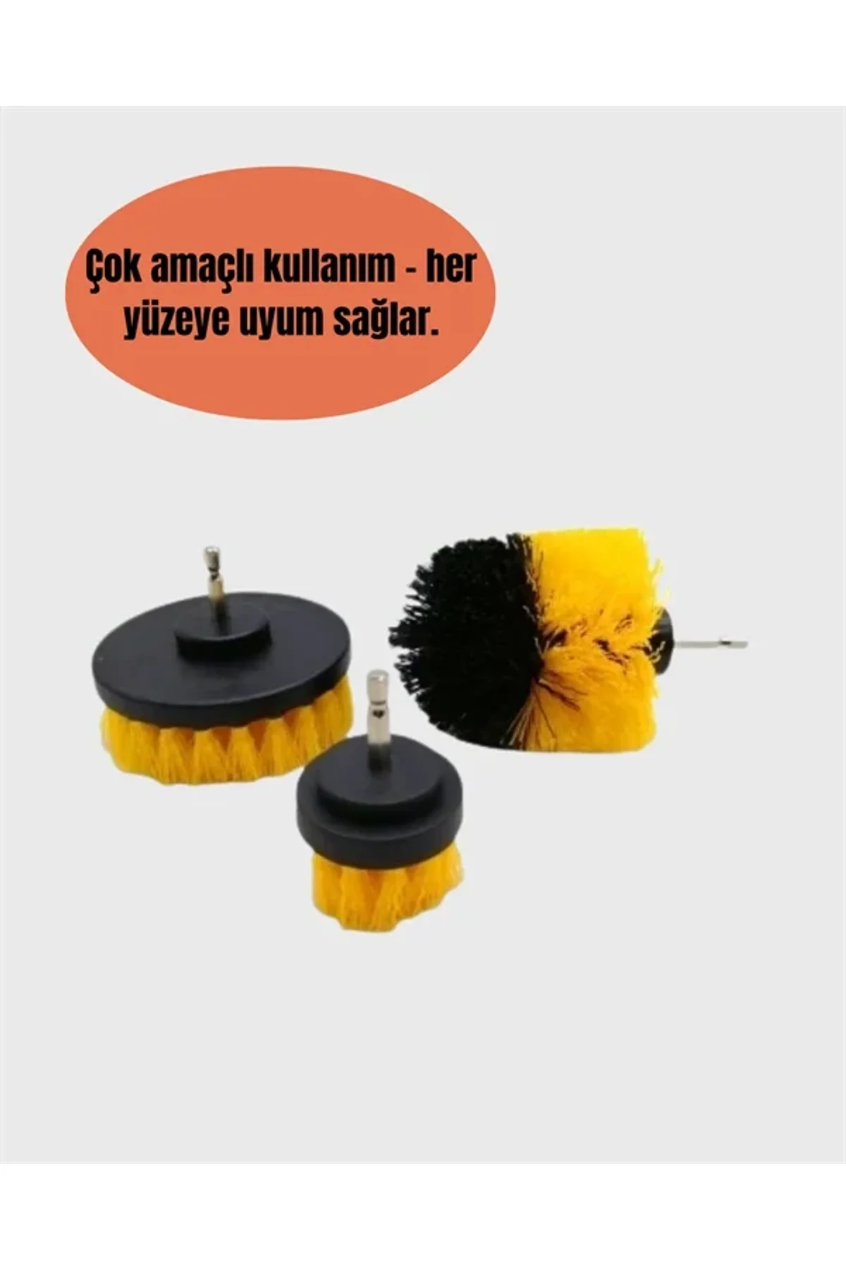 Yağ, Kir Ve Pas Temizliği İçin Güçlü Naylon Kıllı Temizlik Fırçası - Just Cheap Store Görsel 4