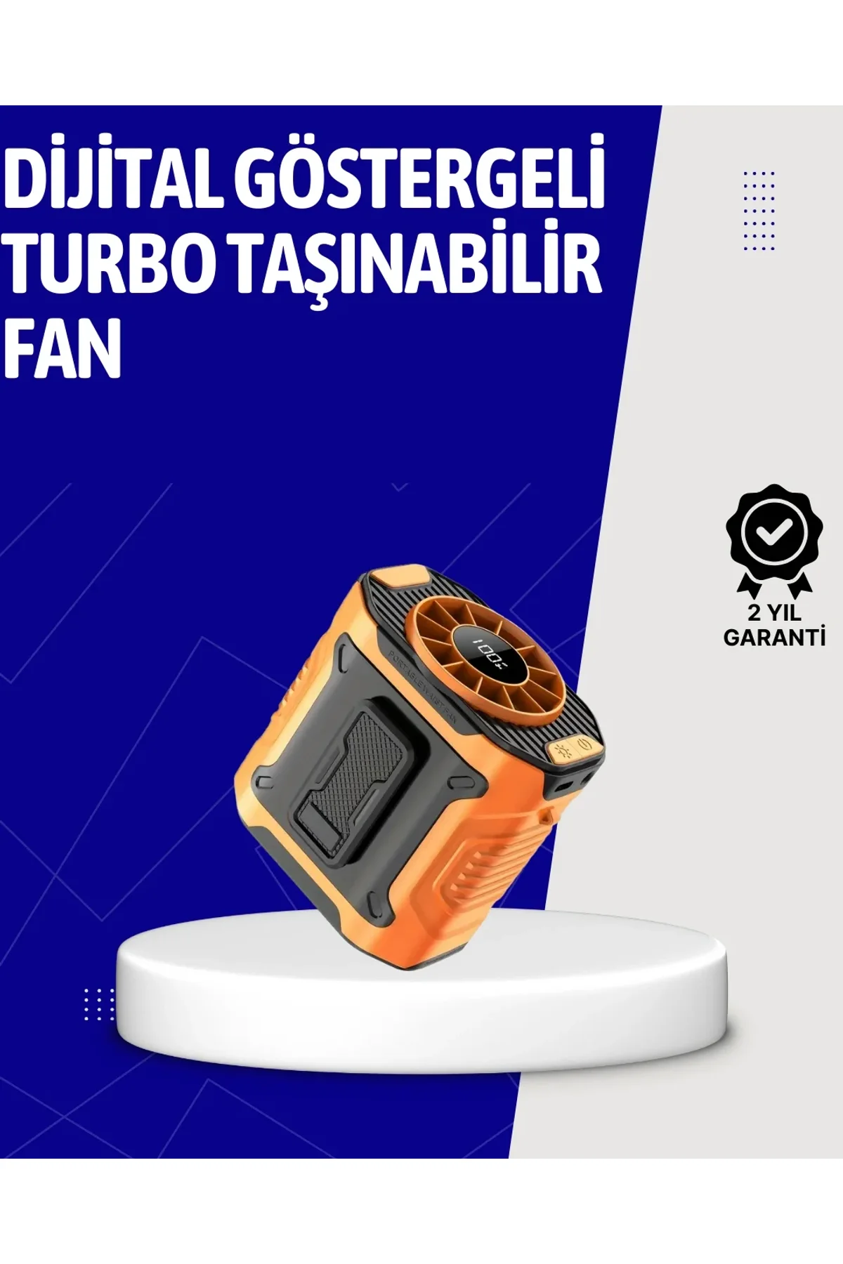 5000mah Şarjlı Soğutma Fanı Taşınabilir - Just Cheap Store Görsel 2