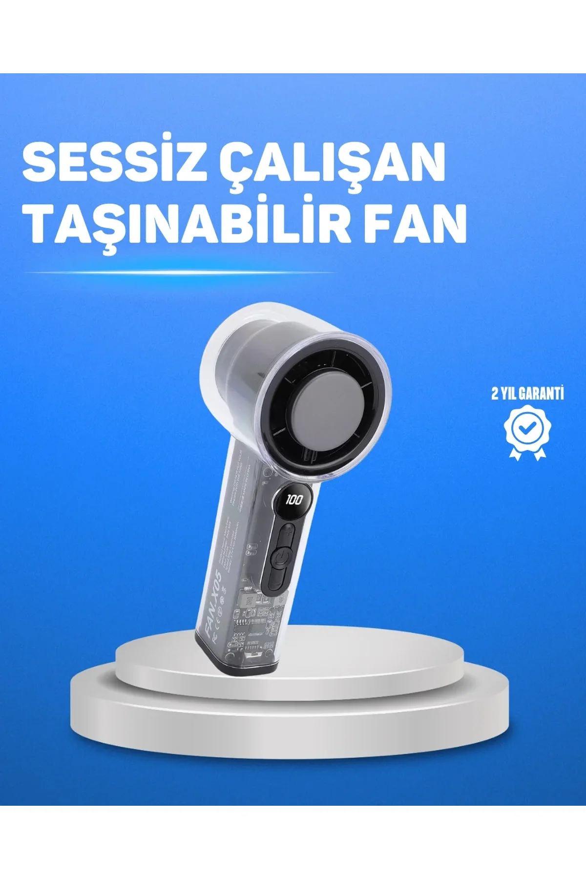 Ultra Sessiz Usb Şarjlı Fan | Taşınabilir Ve Hafif Tasarım - Just Cheap Store Görsel 2