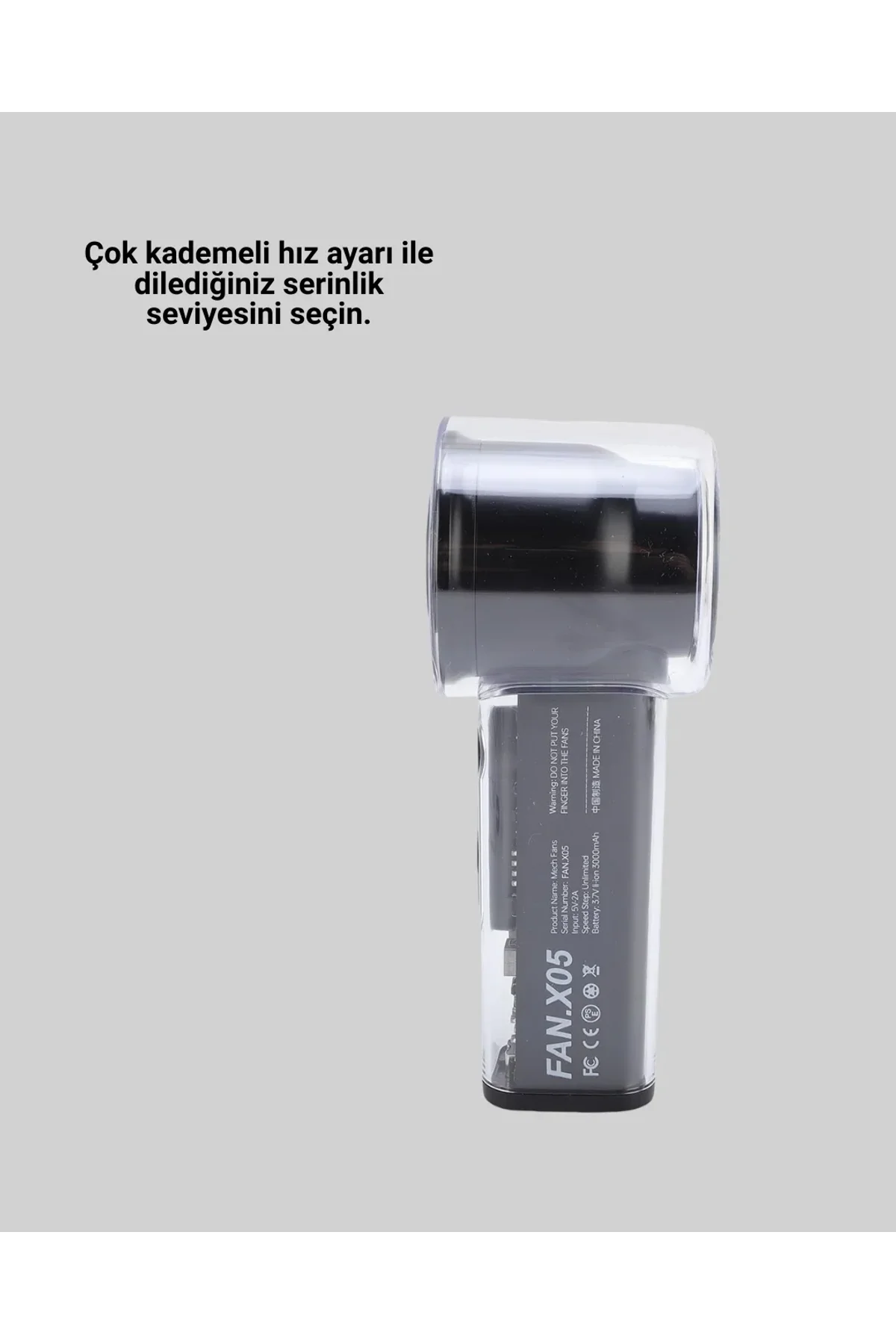 Sessiz Çalışan Taşınabilir Fan | Usb Şarjlı Ve Kompakt Tasarım - Just Cheap Store Görsel 4