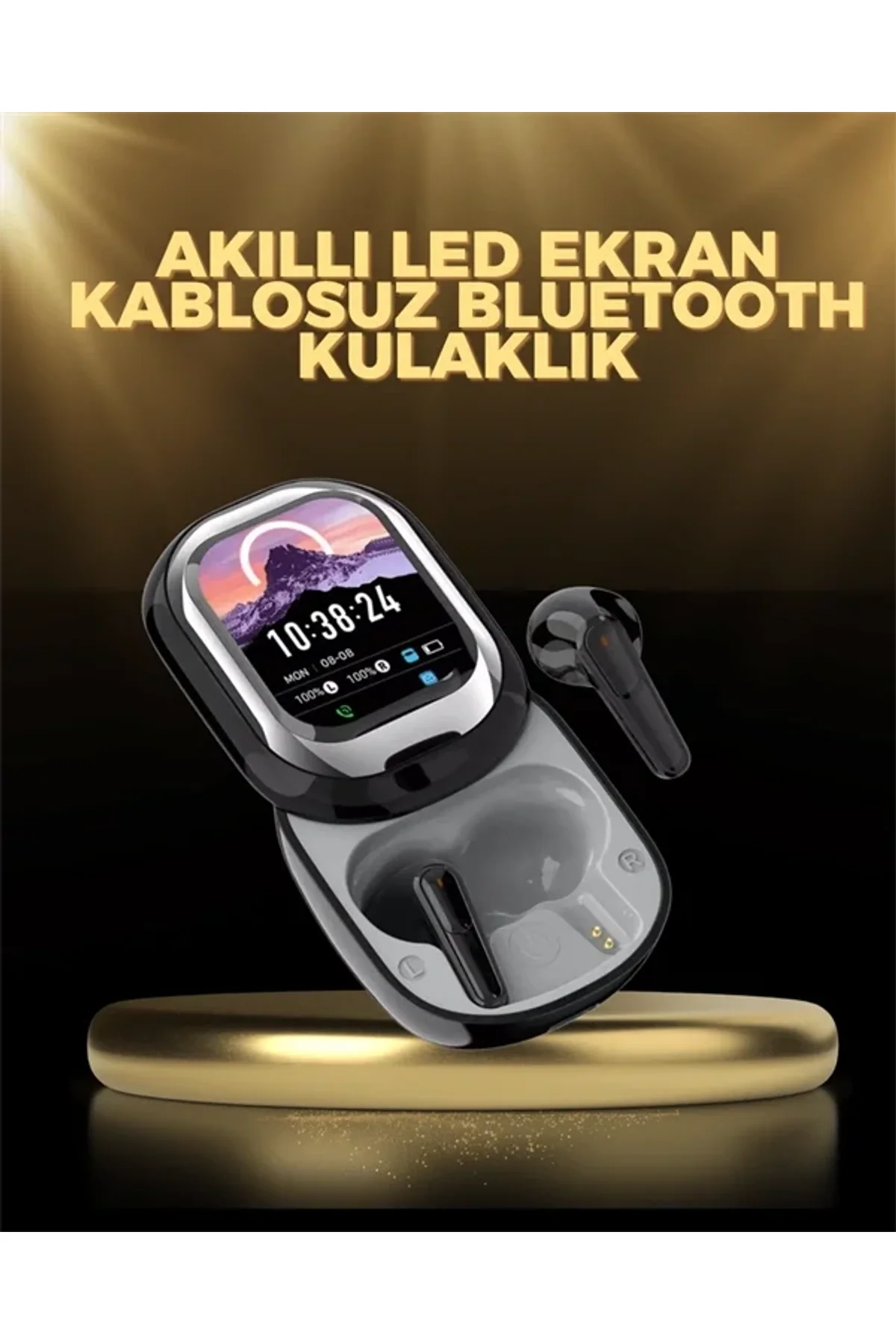 Kişiselleştirilebilir Led Ekranlı Bluetooth Kulaklık – Oyun &amp; Müzik Modlu - Just Cheap Store Görsel 2