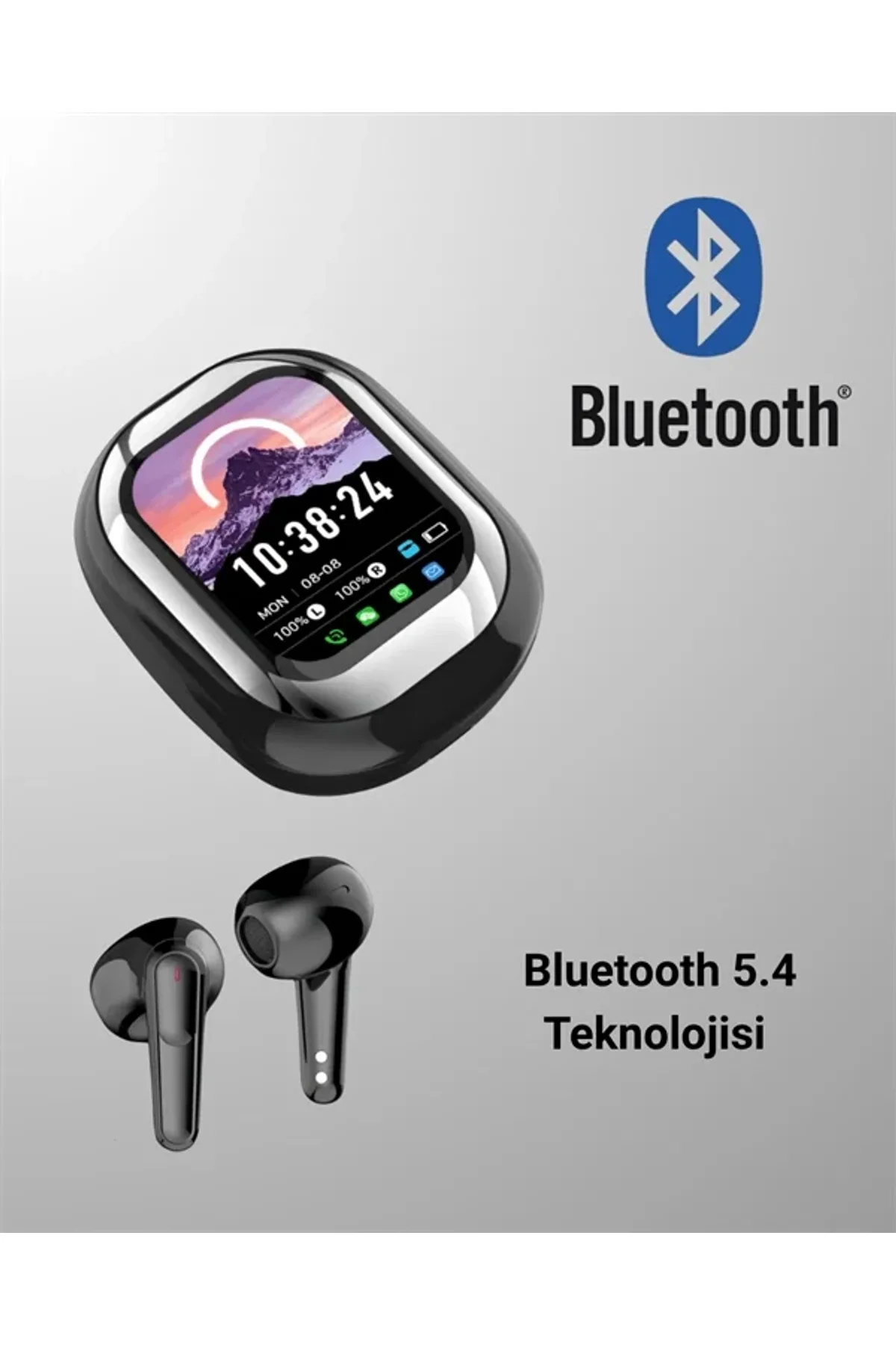 Kişiselleştirilebilir Led Ekranlı Bluetooth Kulaklık – Oyun &amp; Müzik Modlu - Just Cheap Store Görsel 5
