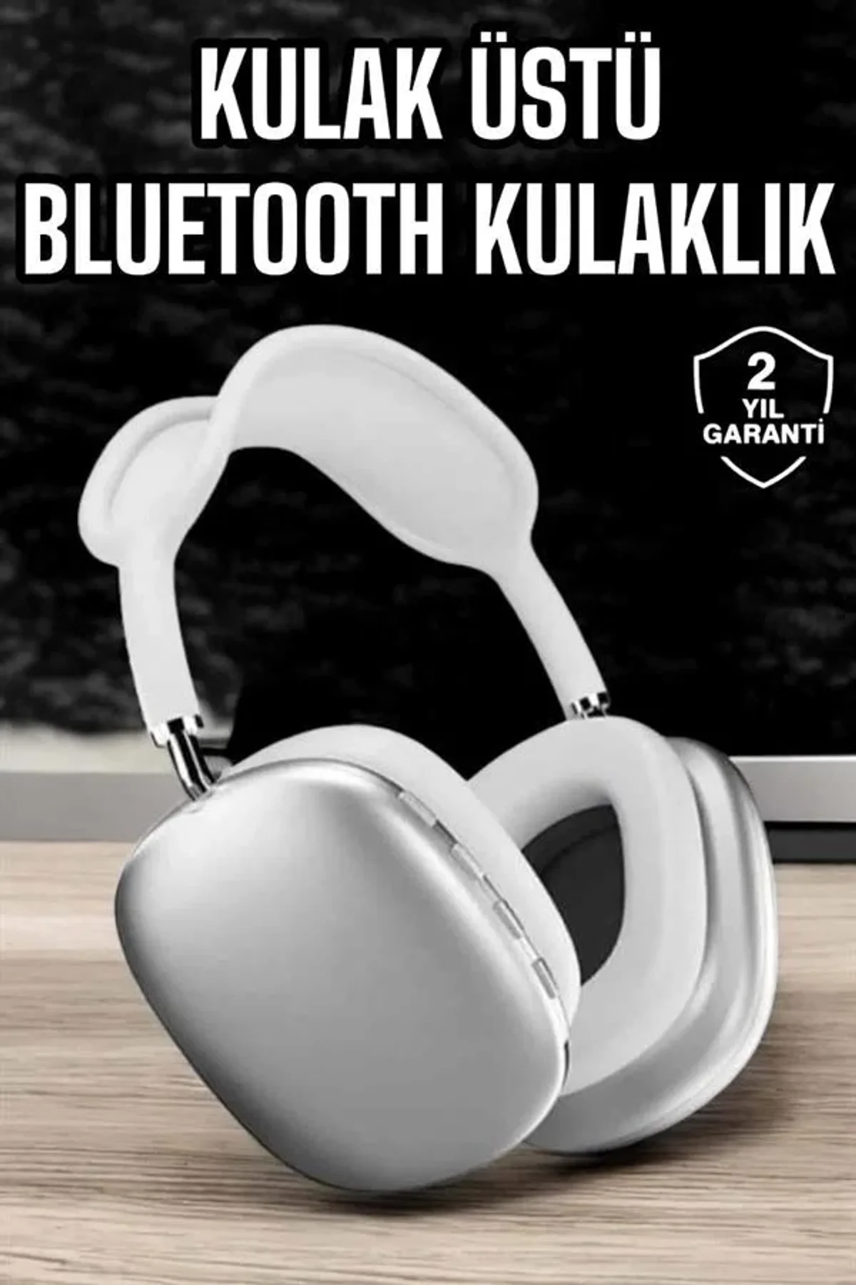 P9 Air Max Kablosuz 5.0 Mikrofonlu Bluetooth Kulaklık Beyaz Yüksek Ses Kaliteli - Just Cheap Store Görsel 3