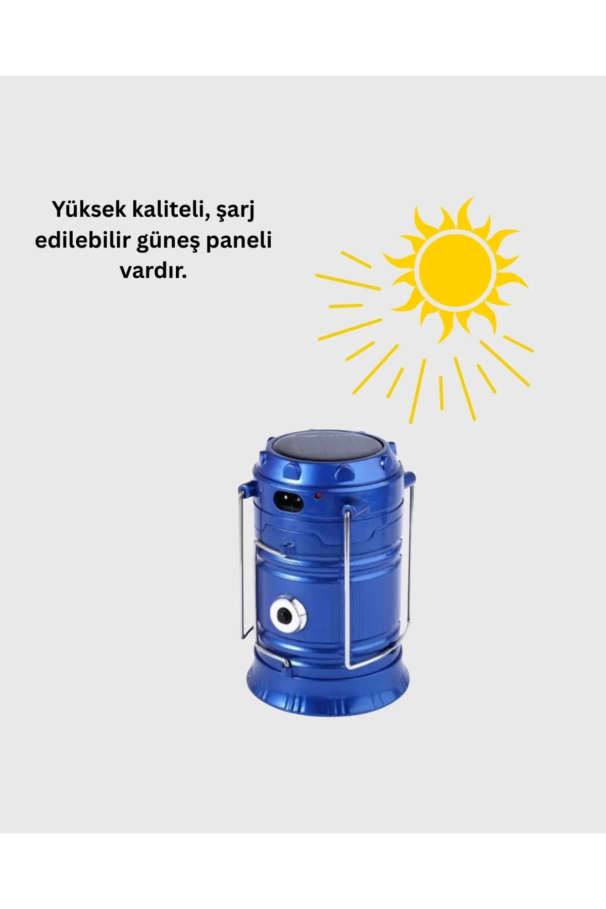 Usb Şarjlı Çok Fonksiyonlu Kamp Feneri – Taşınabilir Ve Dayanıklı - Just Cheap Store Görsel 4