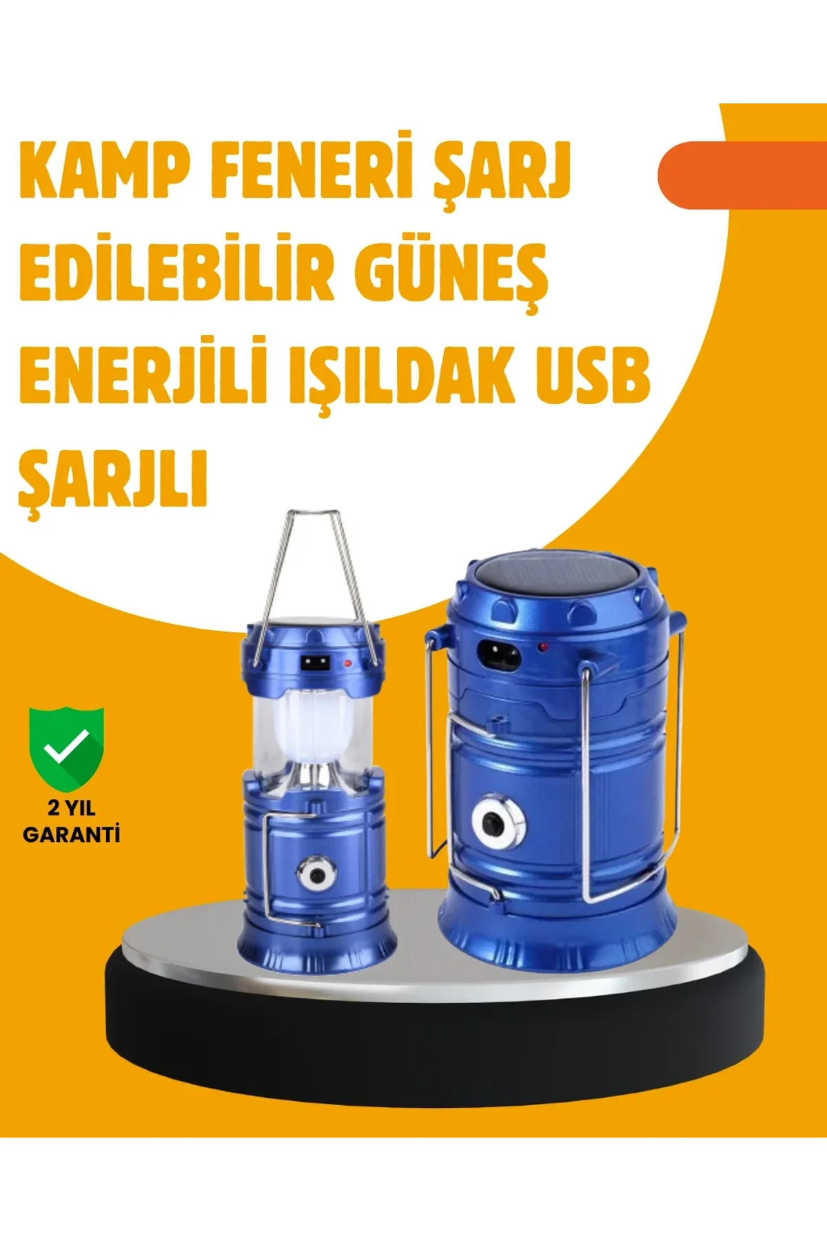 Usb Şarjlı Çok Fonksiyonlu Kamp Feneri – Taşınabilir Ve Dayanıklı - Just Cheap Store Görsel 2
