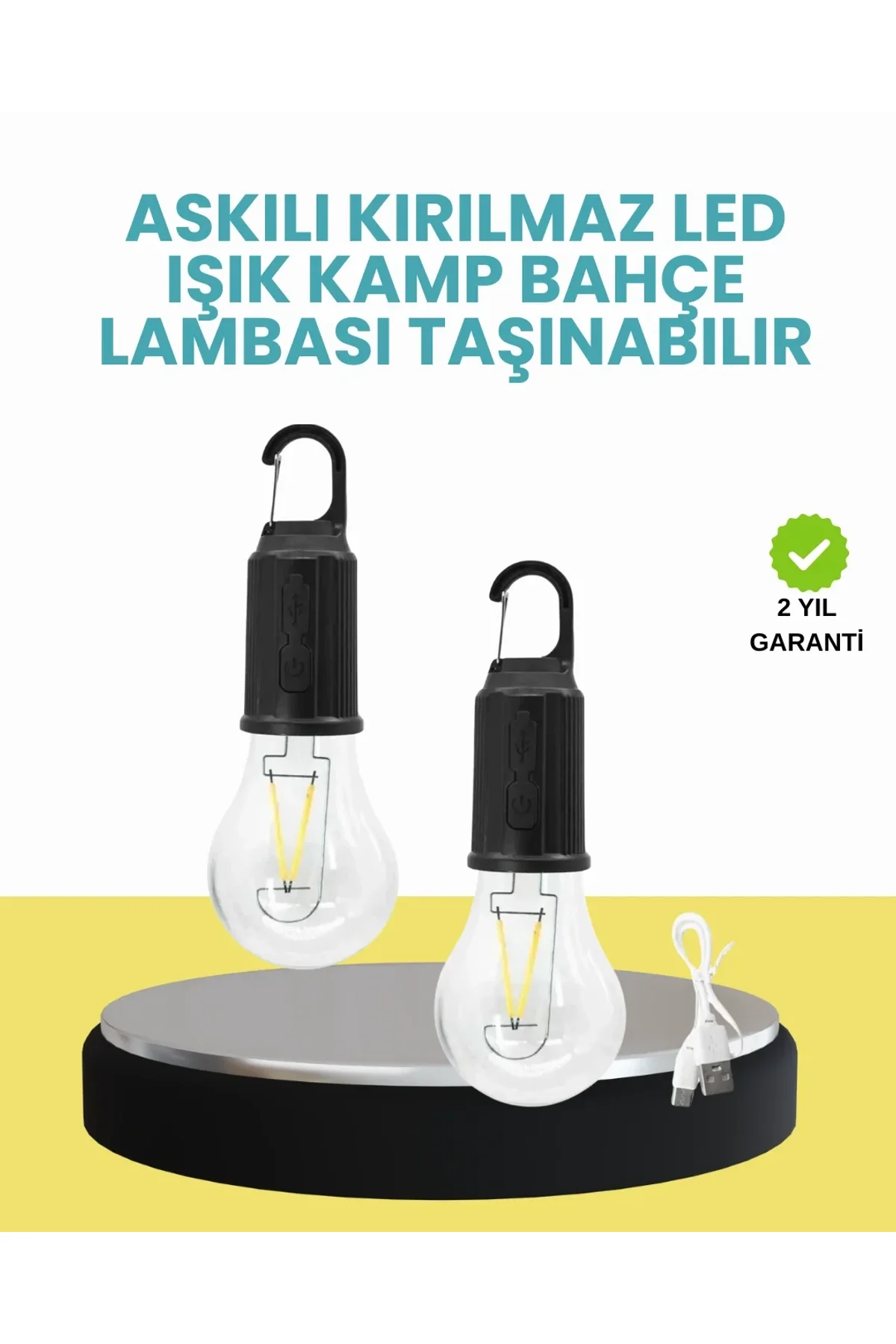 Su Geçirmez Dış Mekan Led Çadır Işığı - Just Cheap Store Görsel 2
