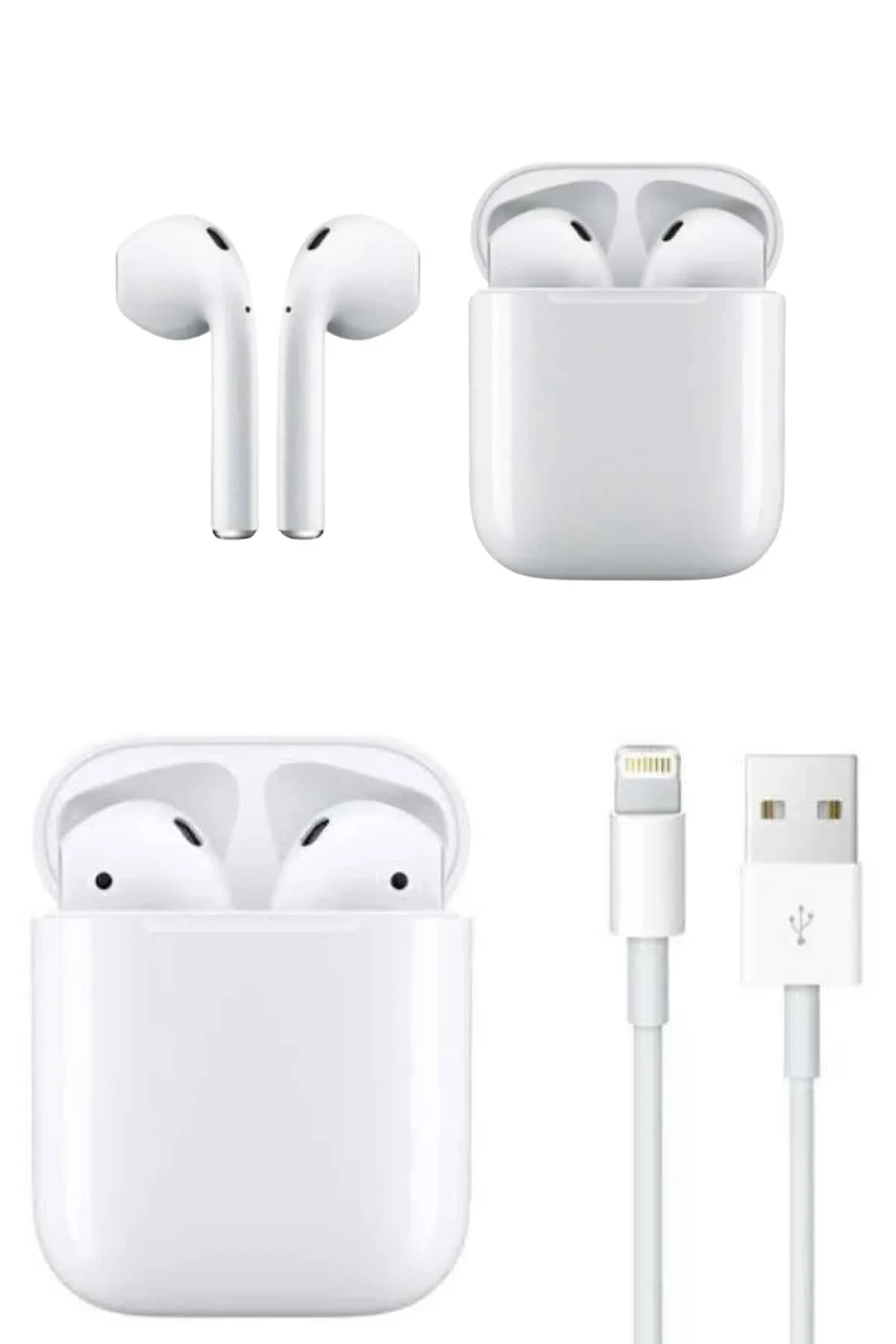 2025 Model Çağrı Cevaplayabilen Bluetooth Kulaklık Beyaz Dokunmatik Kontrol - Just Cheap Store Görsel 4