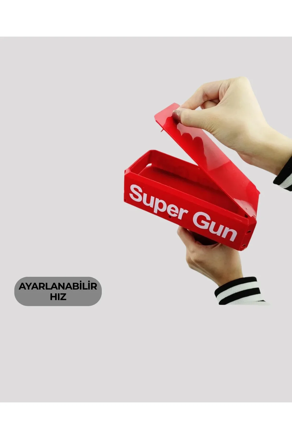 Dolar Boyutunda Kâğıt Atışı Yapan Pil İle Çalışan Oyuncak Tabanca - Just Cheap Store Görsel 5