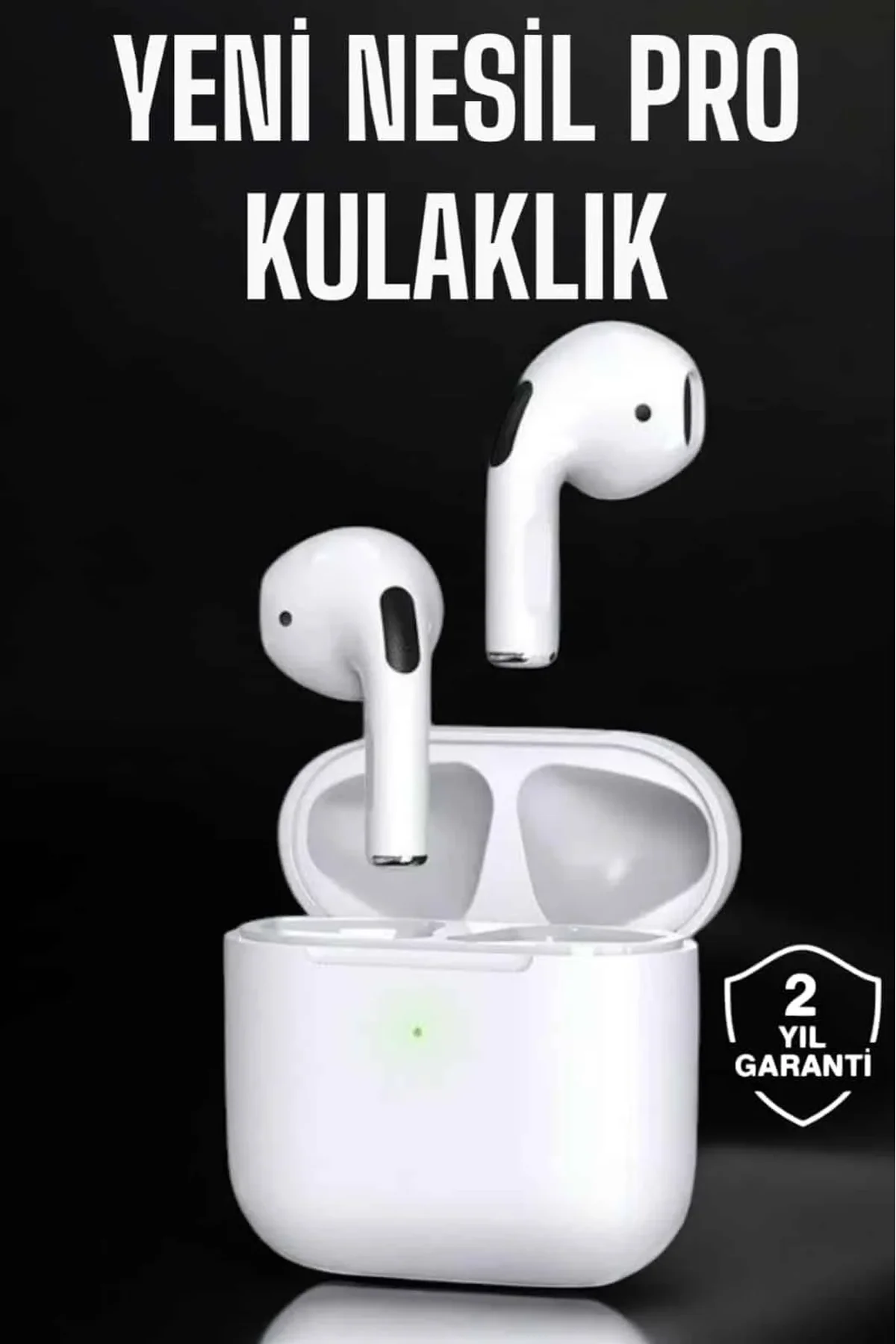 Beyaz Yeni Nesil Pro Bluetooth Kulaklık Yüksek Ses Kaliteli Anc Özelliği - Just Cheap Store Görsel 2
