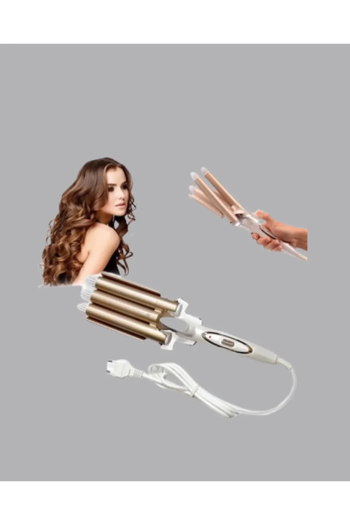 Hızlı Isınan Şarjlı Saç Kıvırıcı Maşa - Just Cheap Store Görsel 3