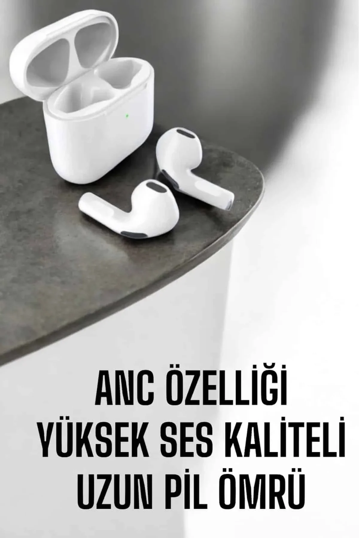 Yeni Nesil Pro Bluetooth Kulaklık Uzun Pil Ömrü Beyaz - Just Cheap Store Görsel 3