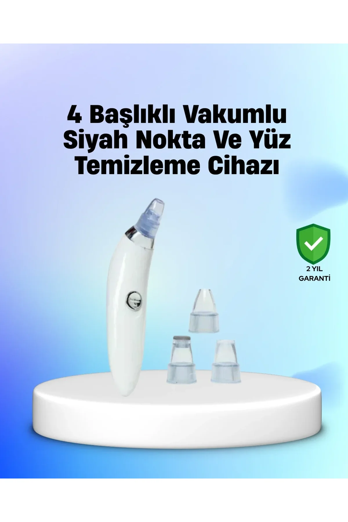 Vakum Teknolojili Siyah Nokta Temizleyici Cihaz – 4 Farklı Başlık Ve Derinlemesine Gözenek Temizliği - Just Cheap Store Görsel 2