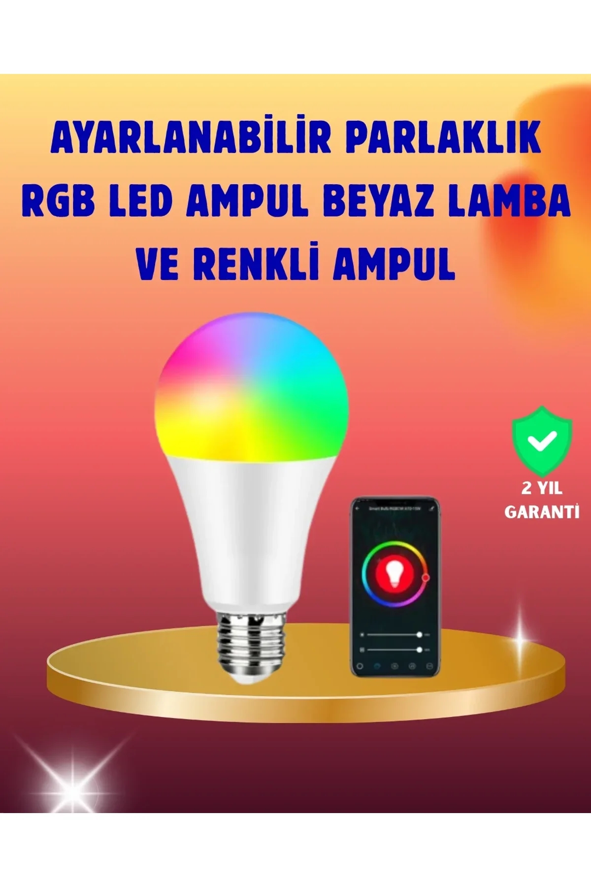 Enerji Verimli Akıllı Led Ampul, Uzaktan Kontrol Özellikli - Just Cheap Store Görsel 2
