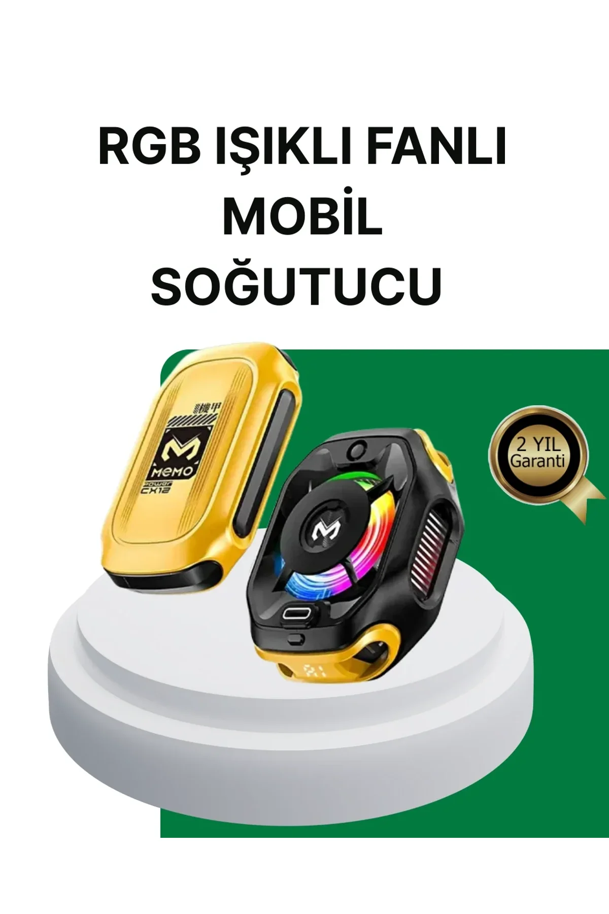 7 Kanatlı Vortex Fanlı Akıllı Telefon Soğutma Aparatı - Just Cheap Store Görsel 2
