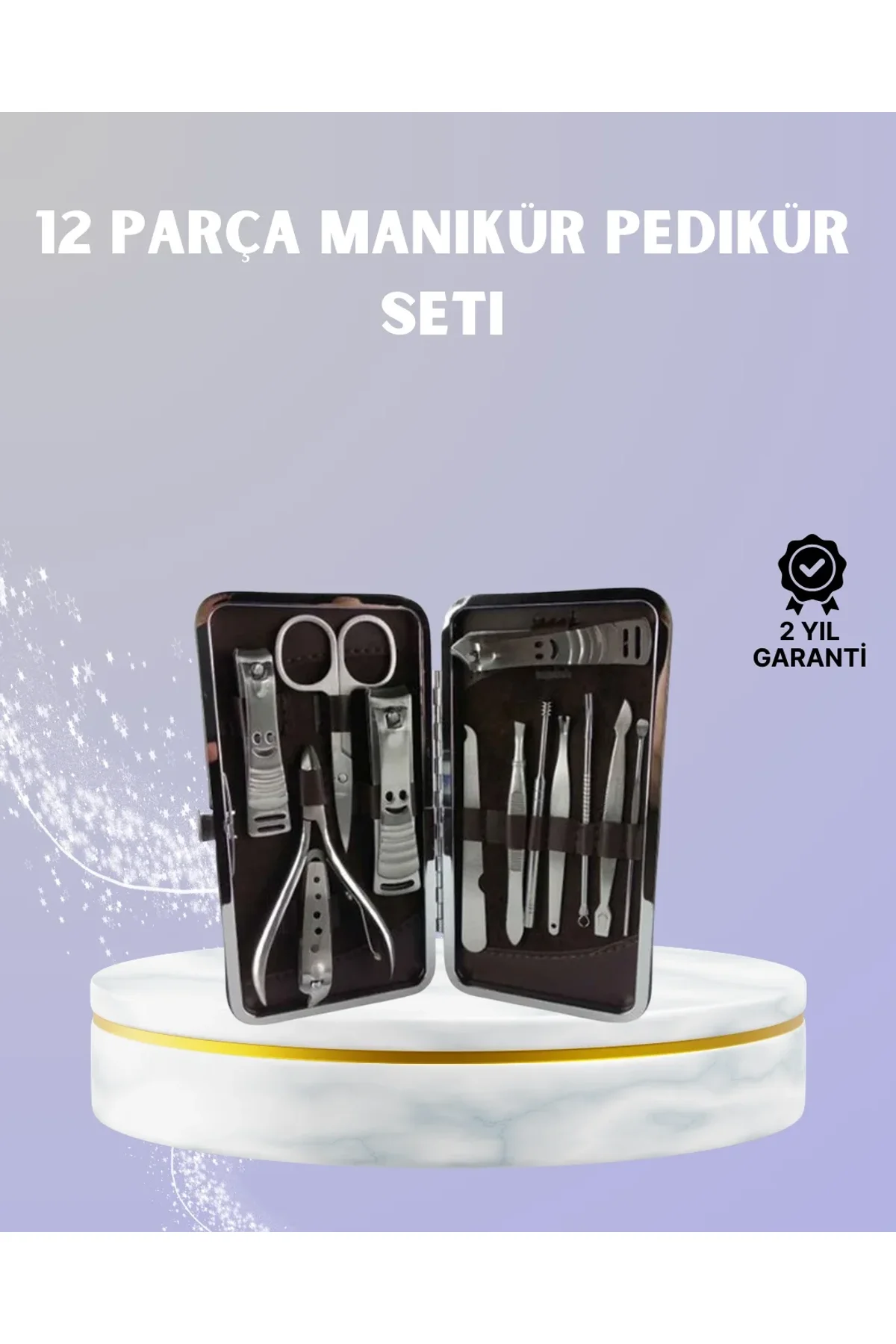 Seyahat İçin Taşınabilir Deri Çantalı Bakım Seti - Just Cheap Store Görsel 2