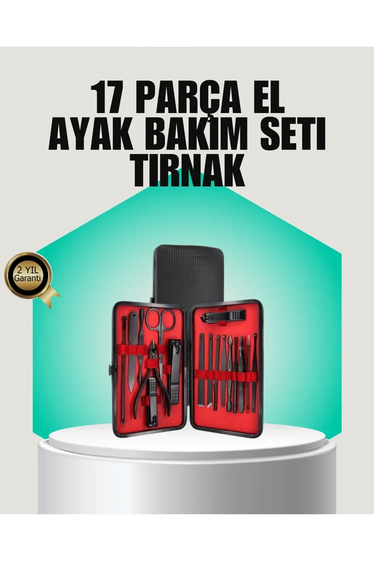 Siyah Kaymaz Teknolojili El Ve Ayak Bakım Seti - Just Cheap Store Görsel 2