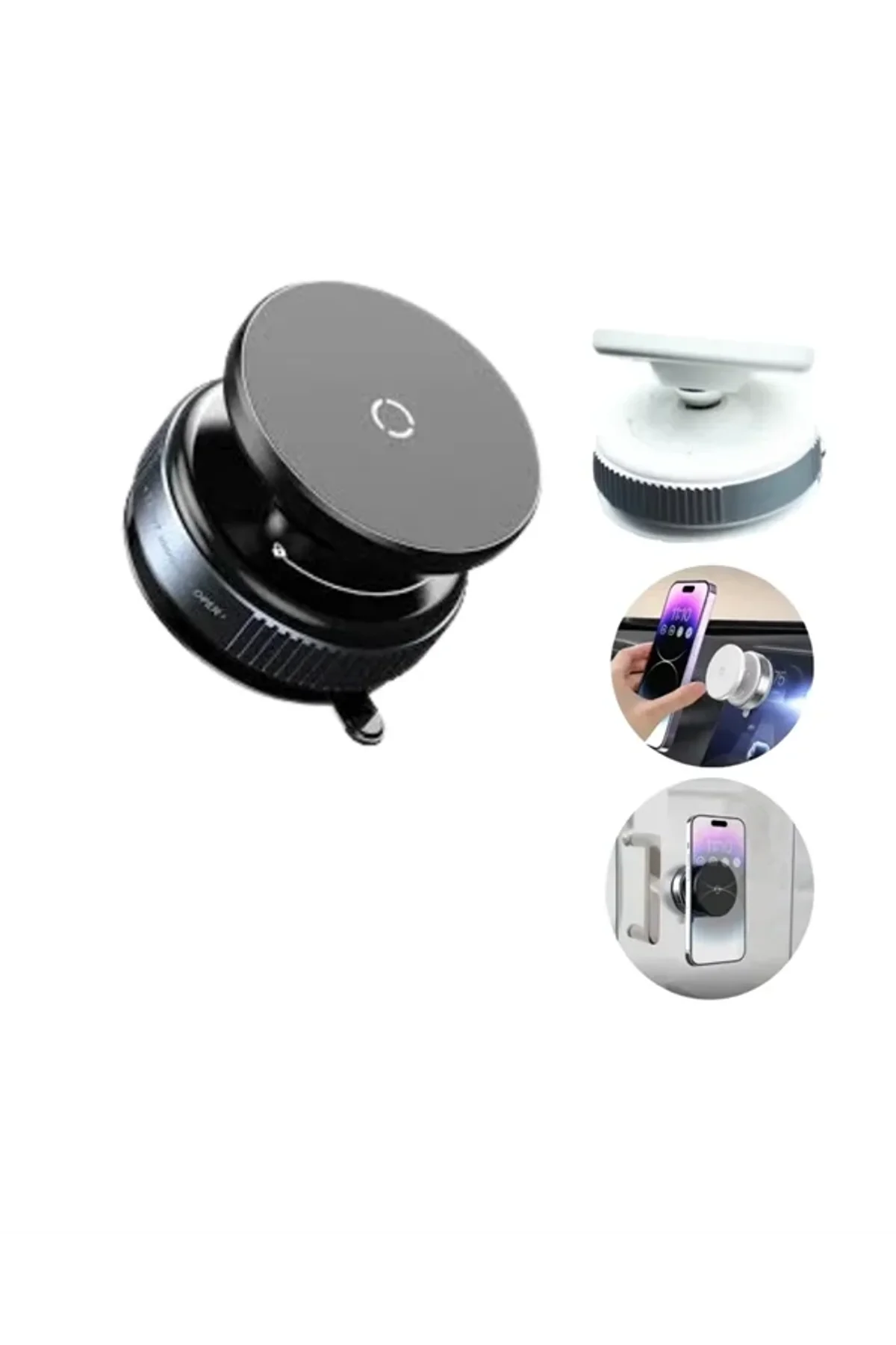 360° Ayarlanabilir Manyetik Araç Telefon Tutucu – Kompakt Ve Pratik Tasarım - Just Cheap Store Görsel 5
