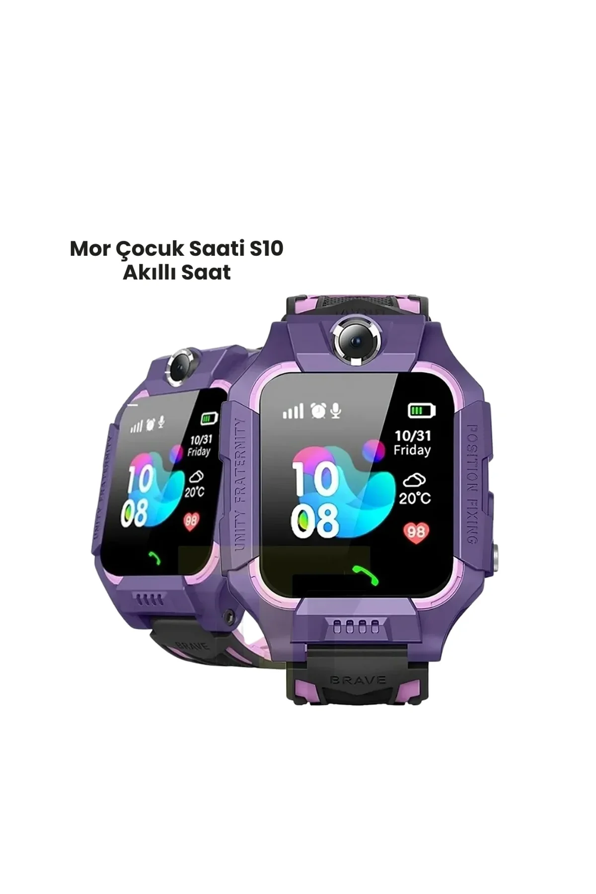 S10 Mor Akıllı Çocuk Saati - Just Cheap Store Görsel 2