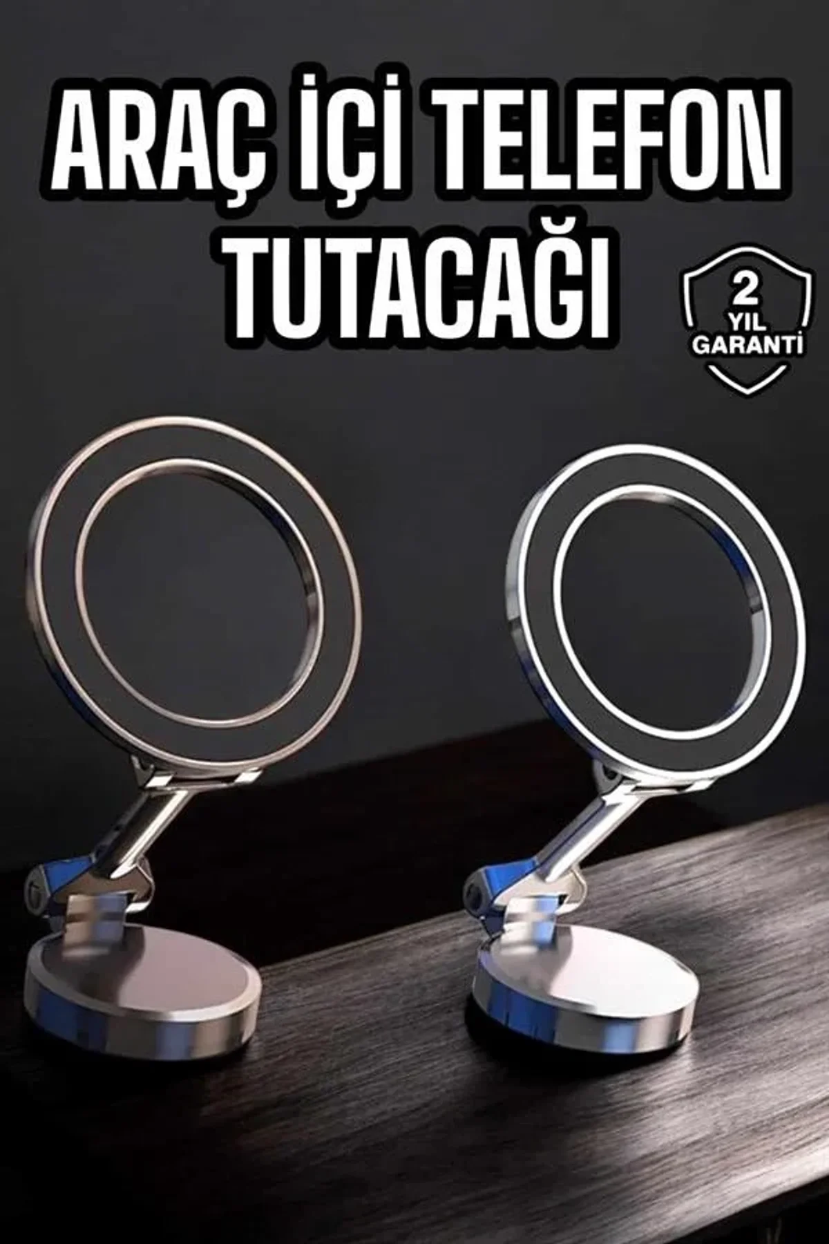 Telefon Tutucu Tüm Arabalara Uyumlu Araç İçi Katlanabilir Manyetik Tasarım - Just Cheap Store Görsel 2