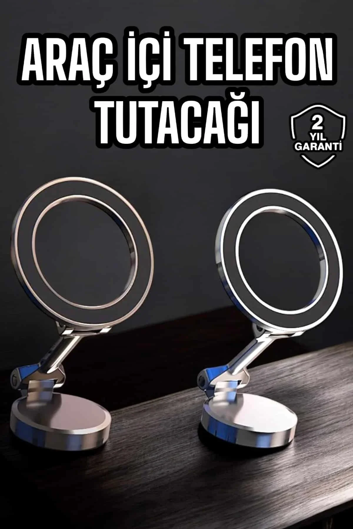 Telefon Tutucu Tüm Arabalara Uyumlu Araç İçi Katlanabilir Manyetik Tasarım - Just Cheap Store Görsel 2