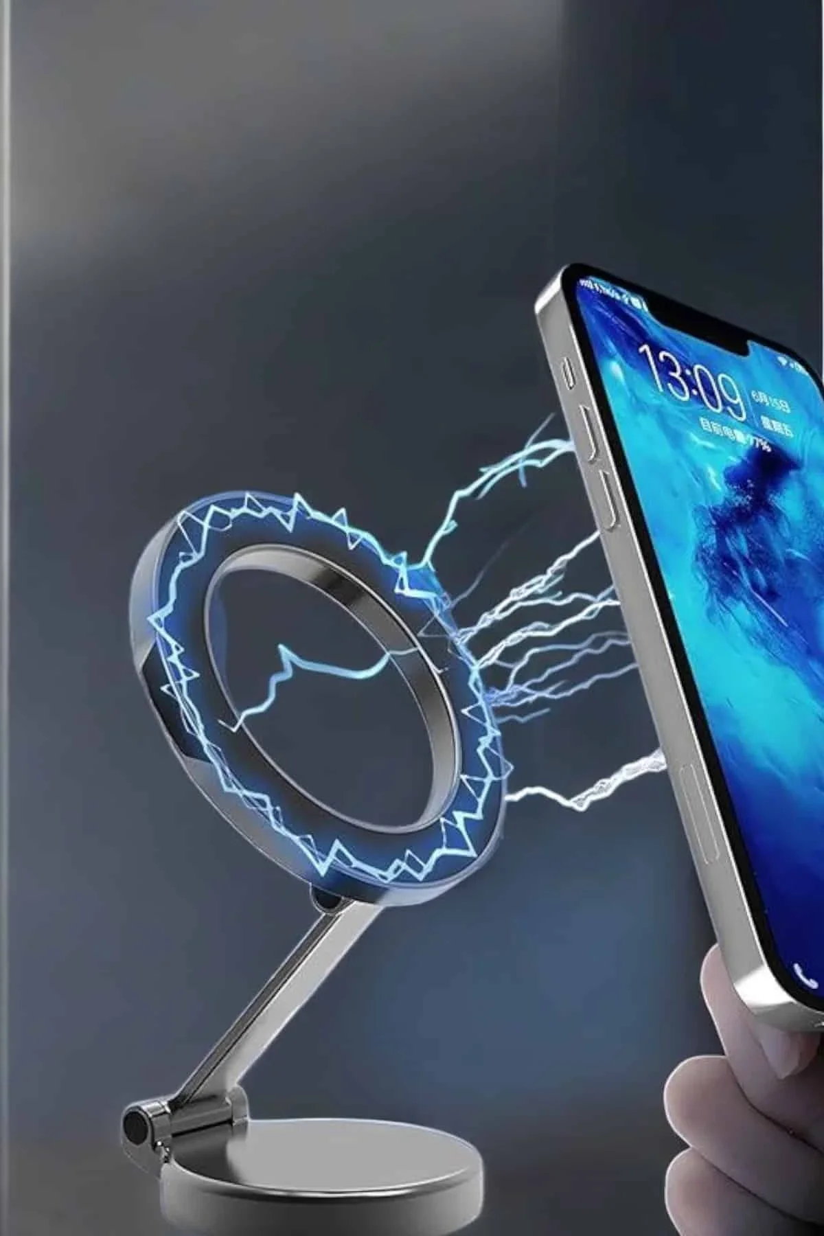Telefon Tutucu Tüm Arabalara Uyumlu Araç İçi Katlanabilir Manyetik Tasarım - Just Cheap Store Görsel 3