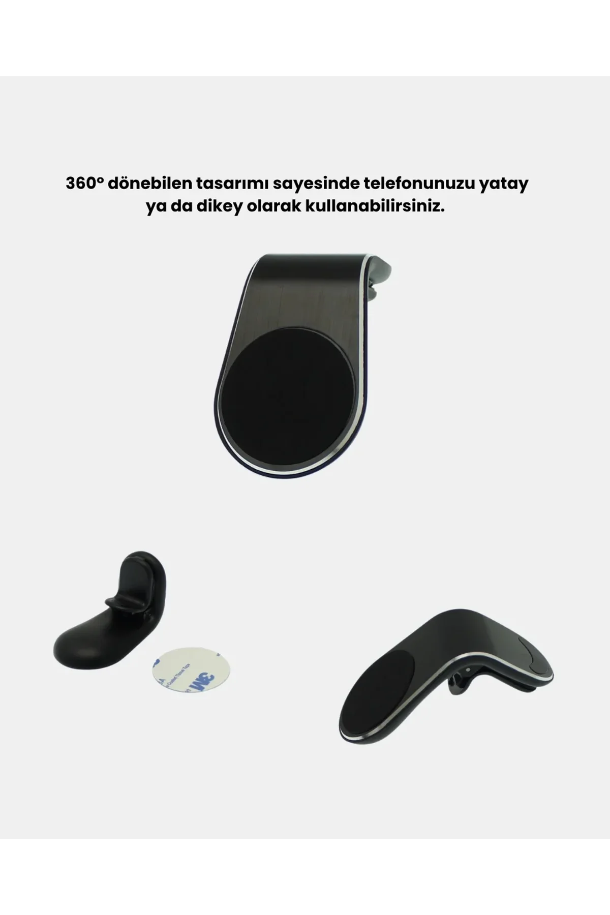 Manyetik Araç Telefon Tutucu 360° Dönebilen Ve Sarsıntısız Güçlü Mıknatıslı - Just Cheap Store Görsel 5