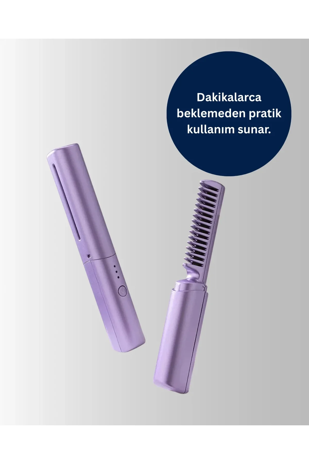 Şarjlı Saç Düzleştirici Tarak - Just Cheap Store Görsel 4