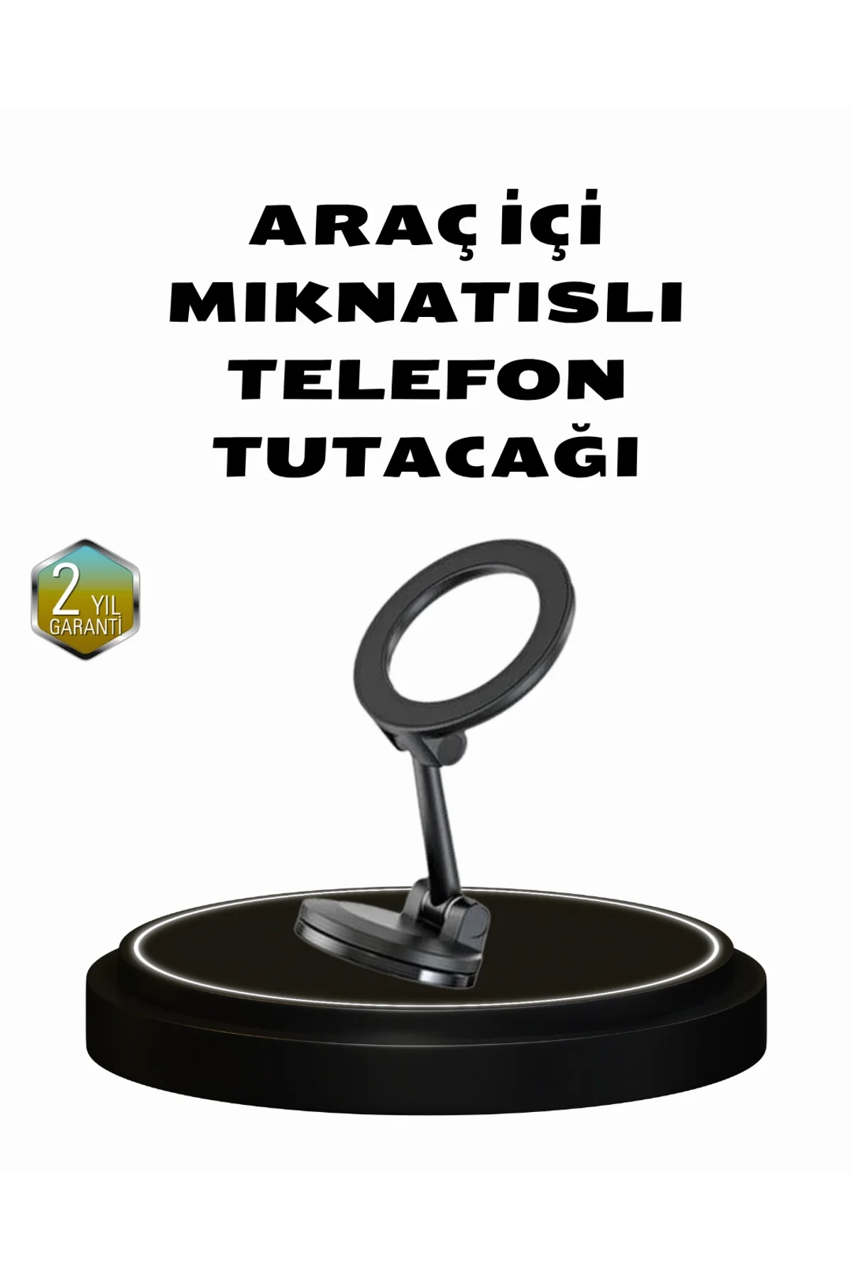 360° Dönebilen Katlanır Manyetik Araç Telefon Tutucu – Magsafe Uyumlu, Kompakt Ve Şık Tasarım