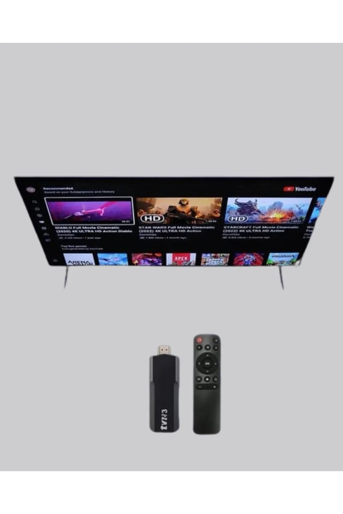 Wifi Ve Bluetooth Destekli Android Tv Dönüştürücü Stick - Just Cheap Store Görsel 3