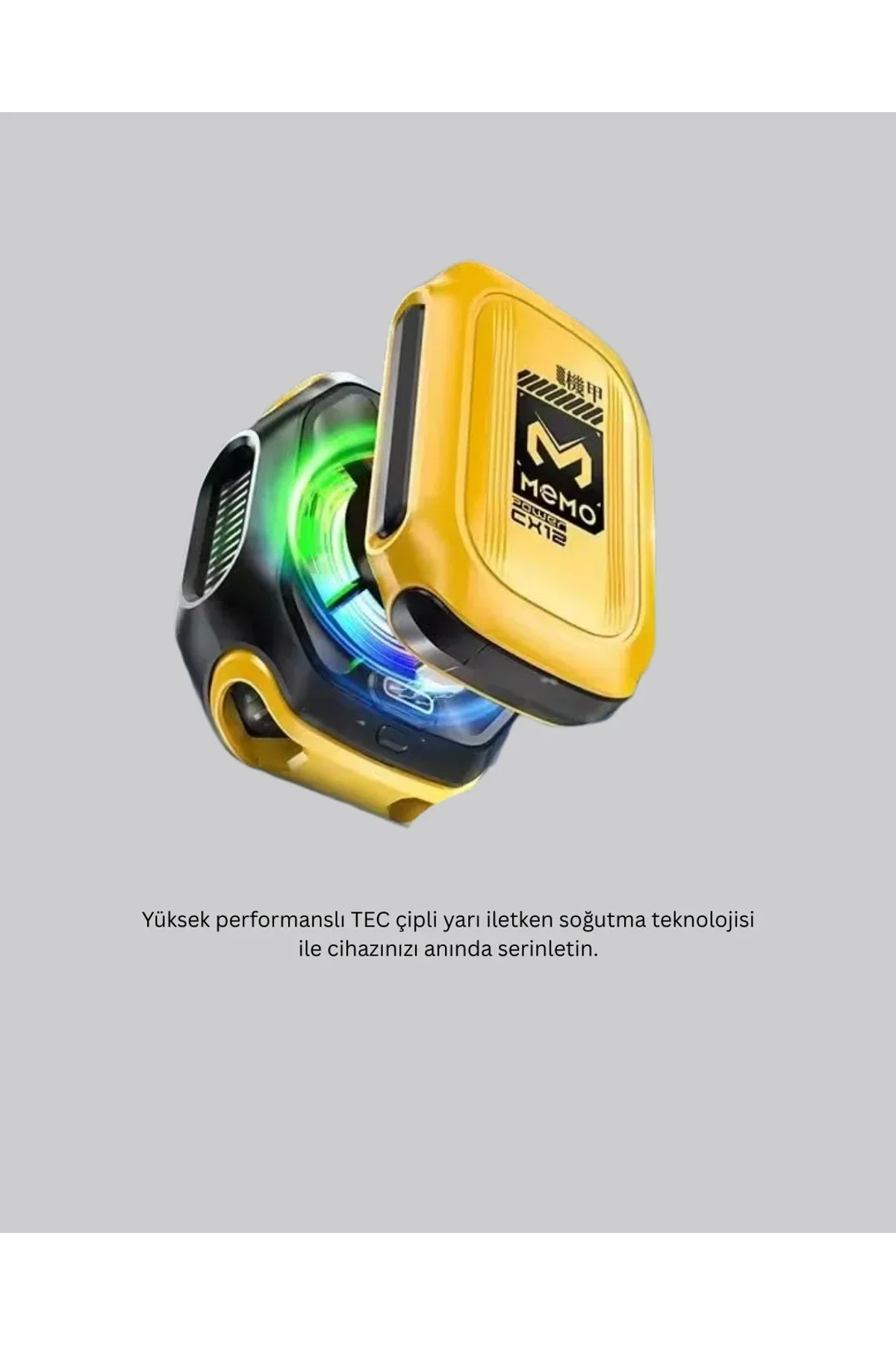 Yarı İletken Çipli Rgb Işıklı Telefon Soğutucu - Just Cheap Store Görsel 3