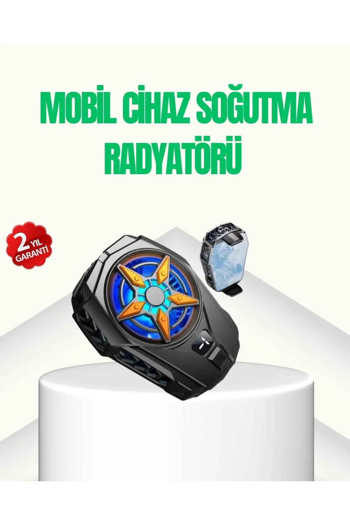 Oyunlar İçin Güçlü Telefon Soğutucu Fan Dijital Ekranlı - Just Cheap Store Görsel 2