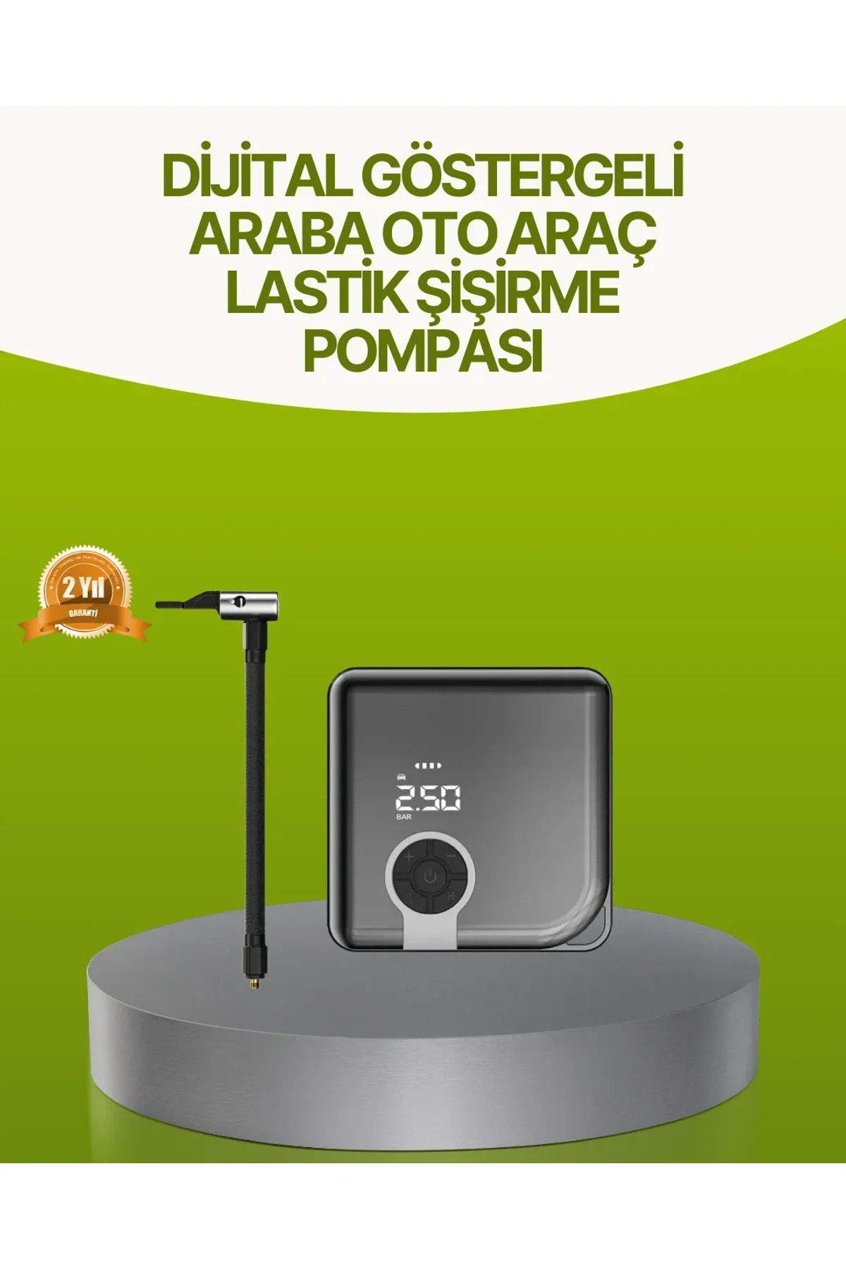 Dijital Ekranlı Taşınabilir Akıllı Diyafram Tip Kompresör - Just Cheap Store Görsel 2