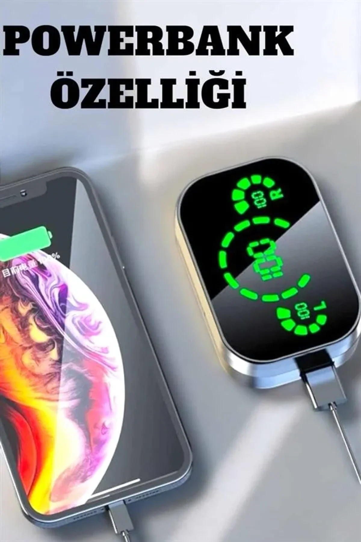 Bluetooth Kulaklık Çift Telefon Desteği Ve Suya Dayanıklı Powerbankli - Just Cheap Store Görsel 5