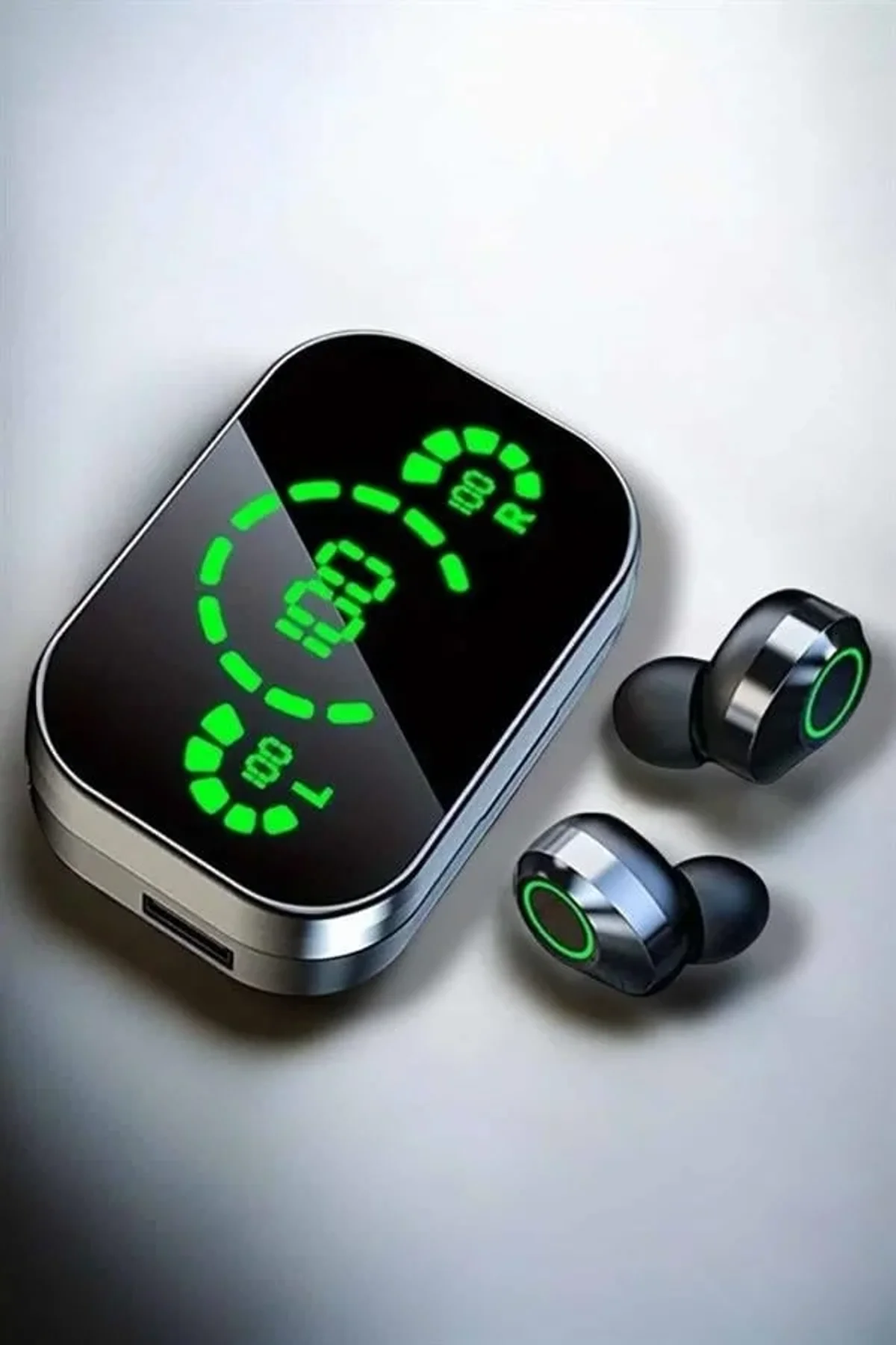 Bluetooth Kulaklık Çift Telefon Desteği Ve Suya Dayanıklı Powerbankli - Just Cheap Store Görsel 2