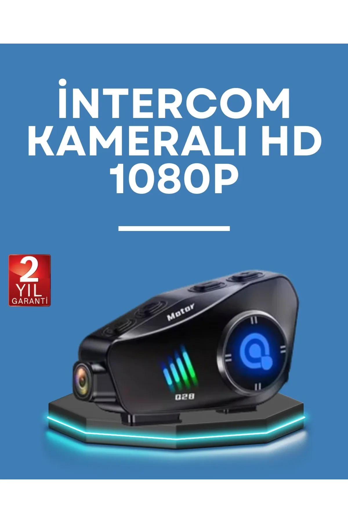 Q28 Kask Kulaklık 1080p Hd Kamera – Bluetooth 5.3, Su Geçirmez, Gürültü Azaltma - Just Cheap Store Görsel 2