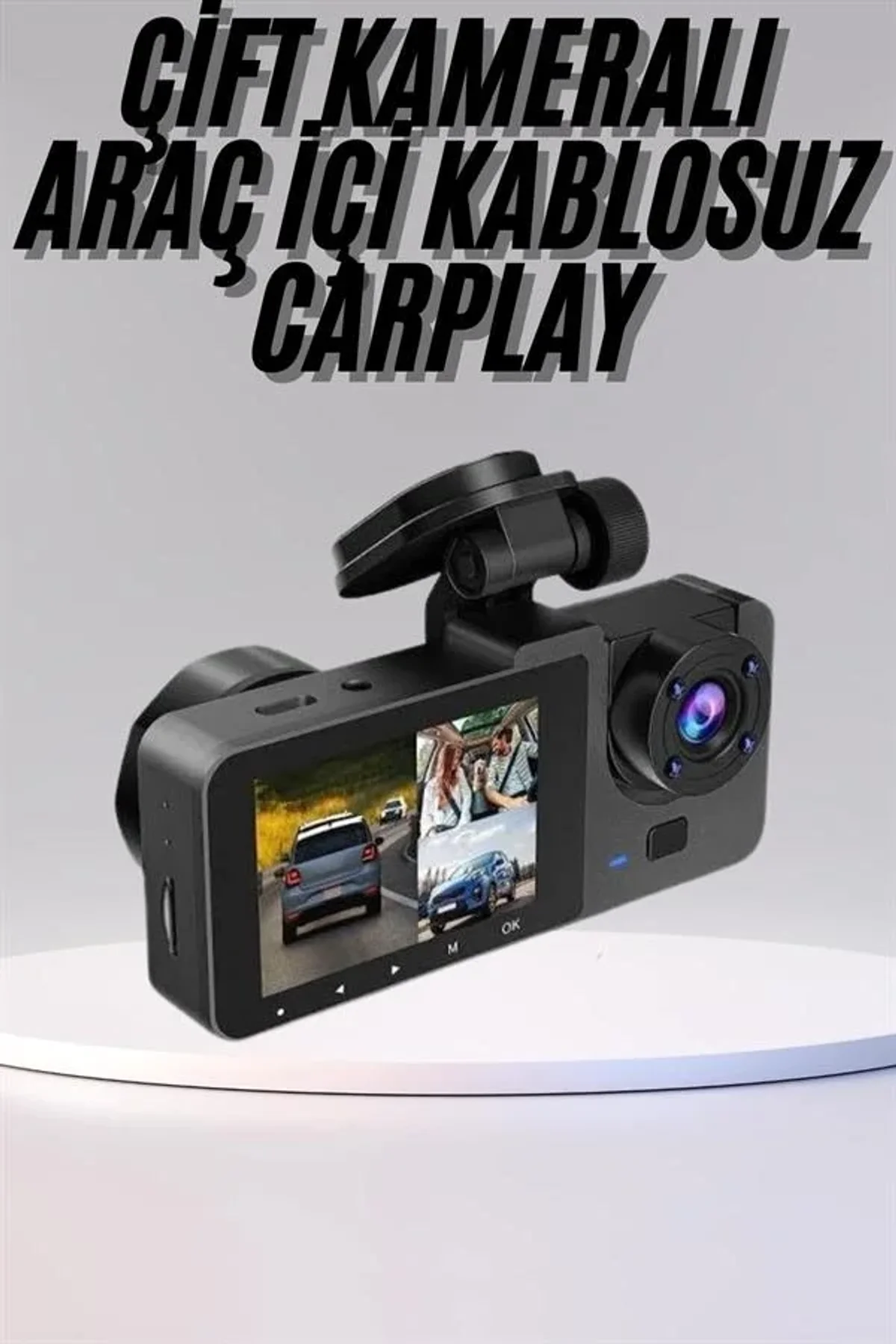 Dvr Araç İçi Kamera Hareket Algılayabilen 1080p Carplay Video Kaydedici - Just Cheap Store Görsel 3