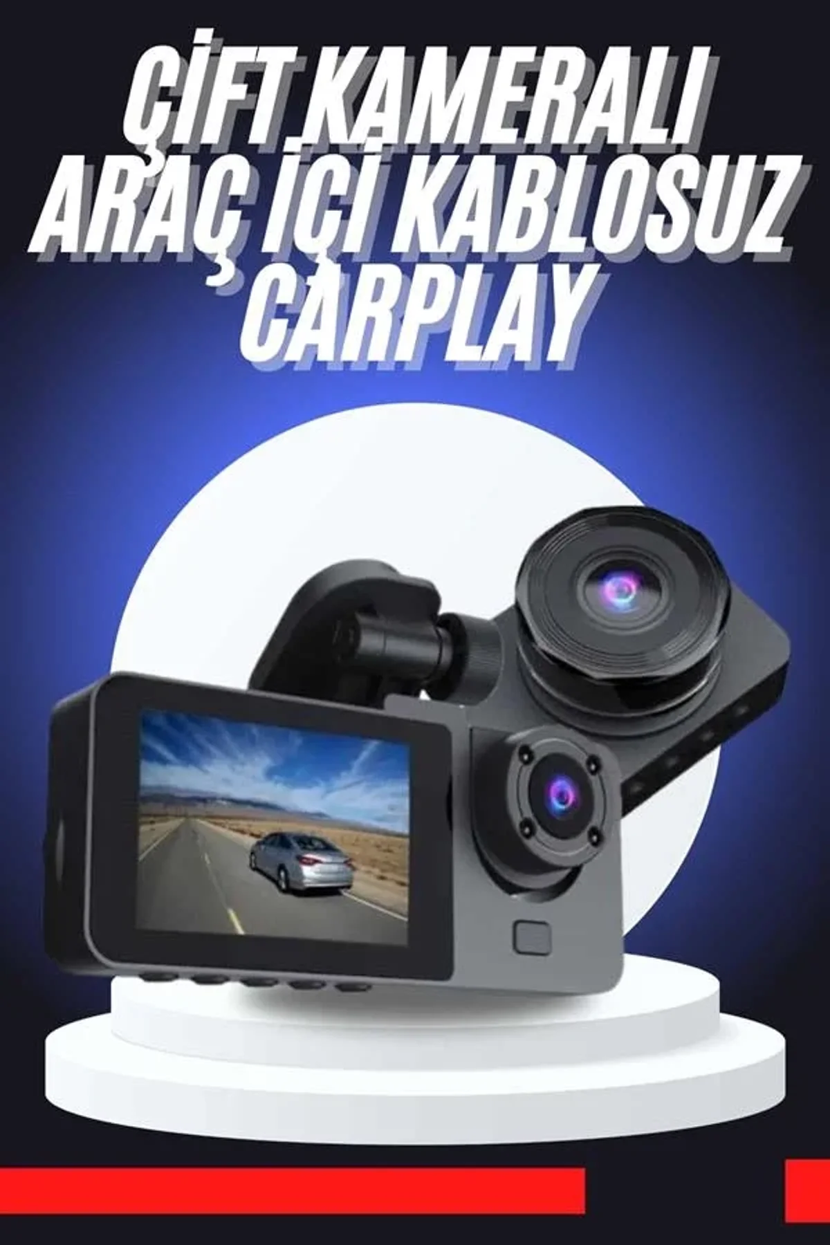Carplay Fotoğraf Ve Video Kaydedici Araç İçi Kamera Ekranlı - Just Cheap Store Görsel 3