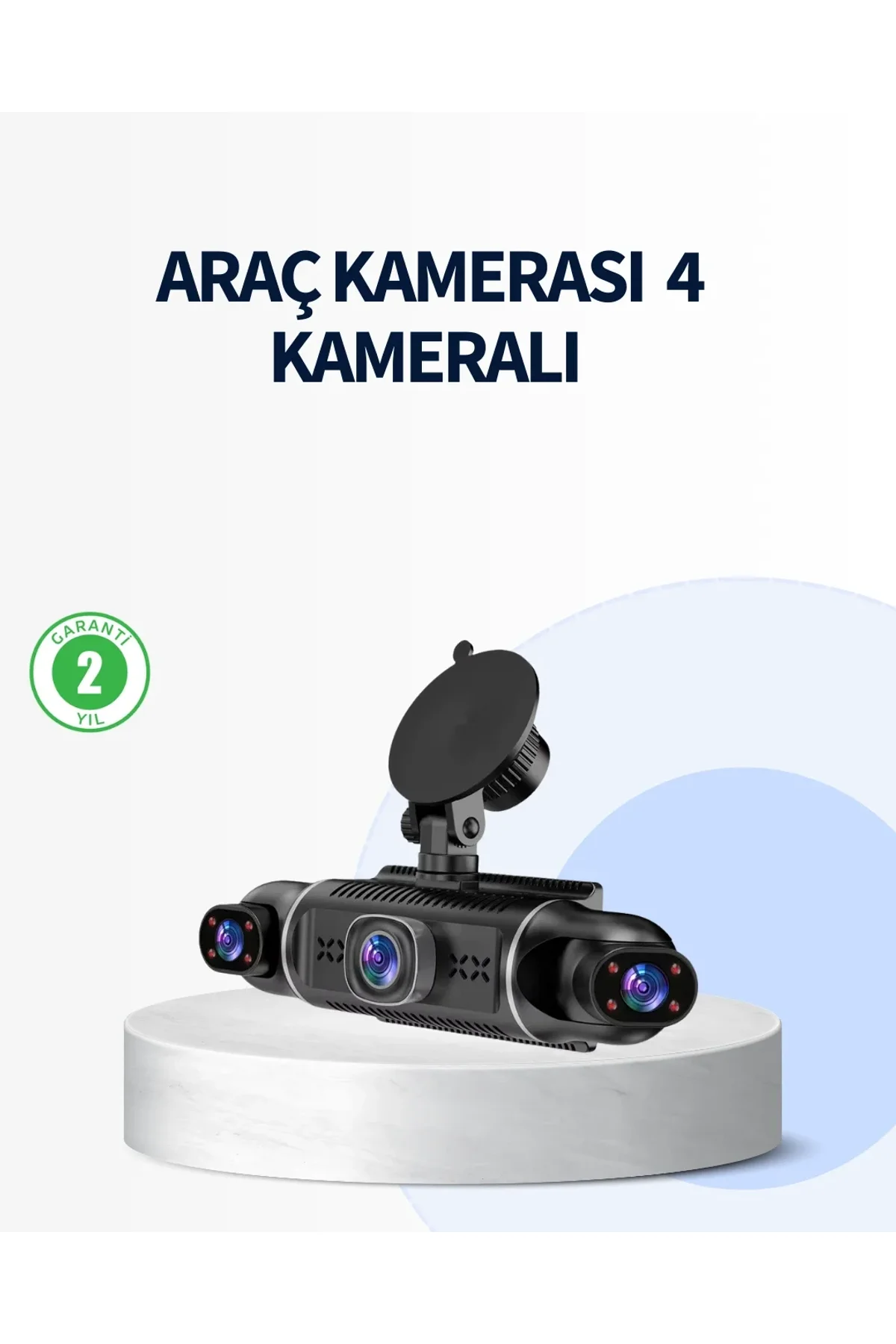 4 Kameralı Araç İçi Kamera 1080p Gps Takip Wifi Gece Görüşlü - Just Cheap Store Görsel 2