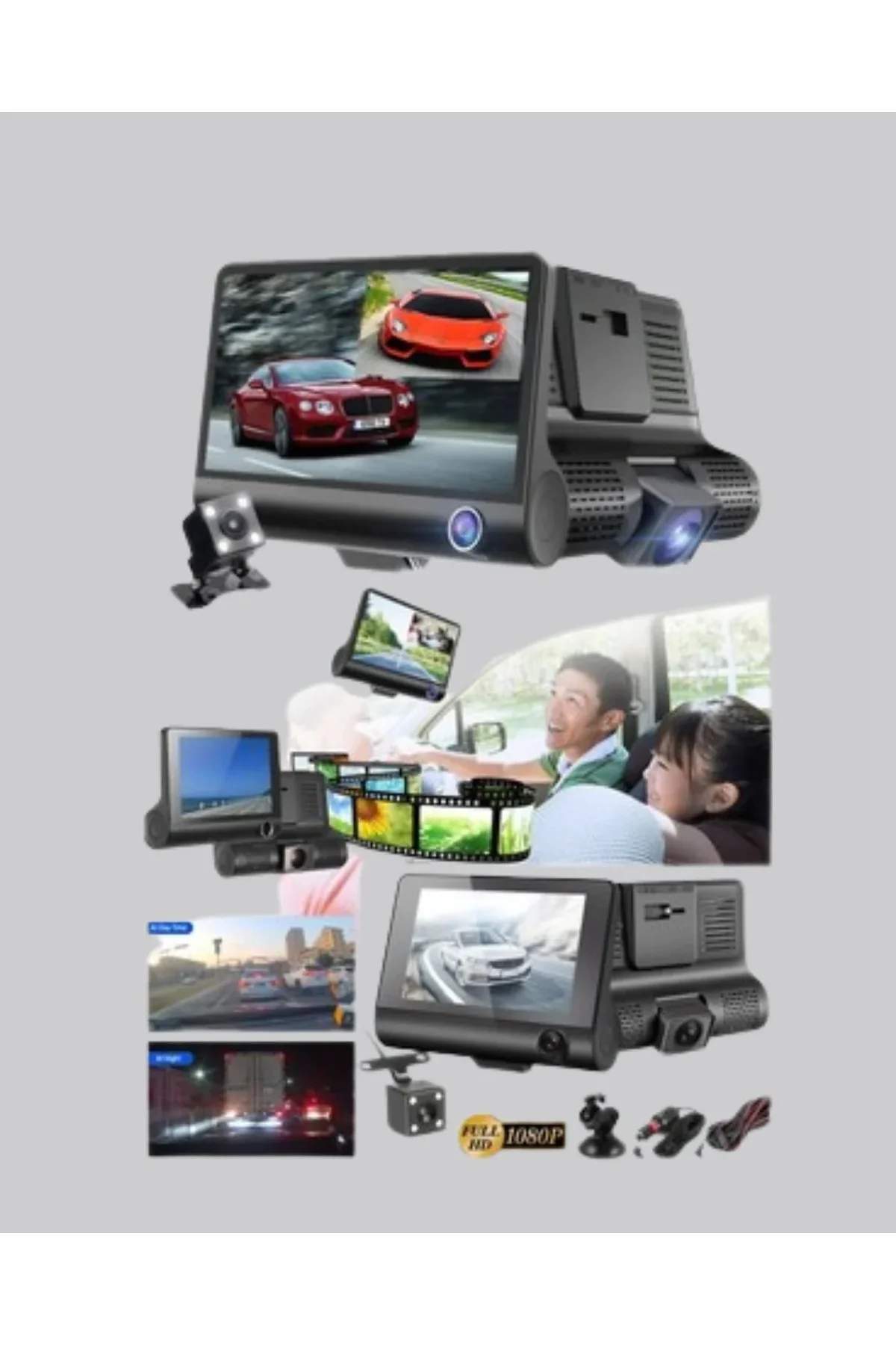 G-sensör, Park Modu Ve Döngüsel Kayıt Destekli Araç Dvr - Just Cheap Store Görsel 3