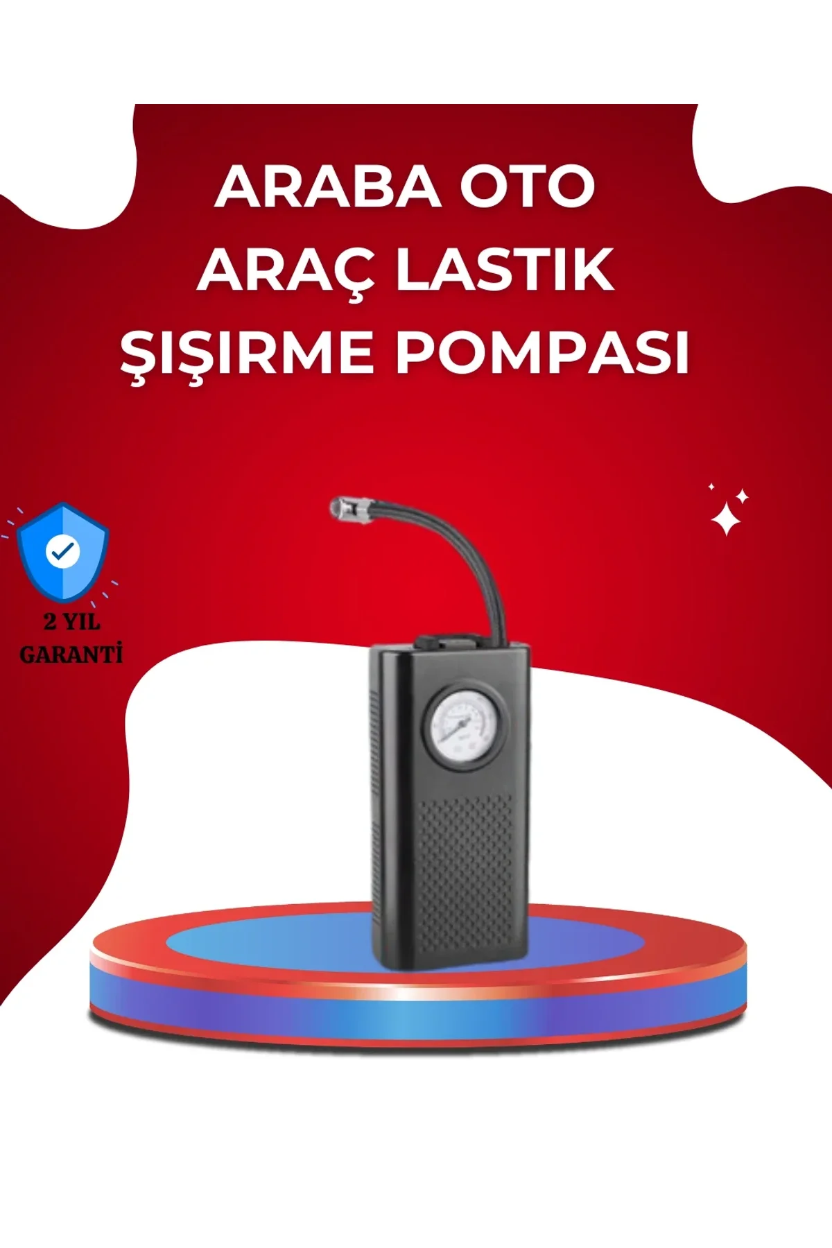 Usb Şarjlı Kompakt Elektrikli Hava Kompresörü 3000 Mah - Just Cheap Store Görsel 2