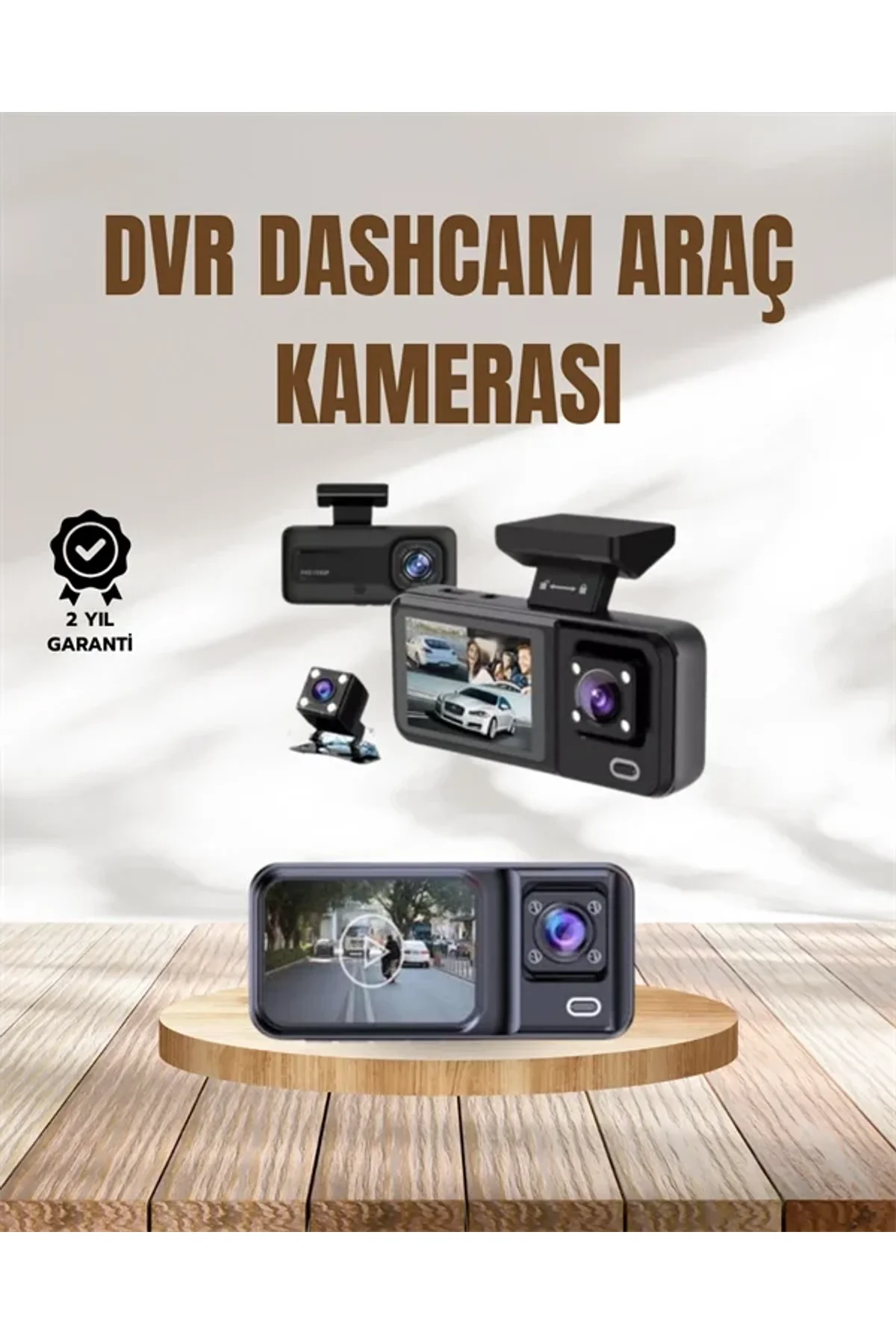 Wi-fi Destekli Araç Kamerası: 2.7” Ekran, 128gb Destek Ve Ir Gece Görüş - Just Cheap Store Görsel 2