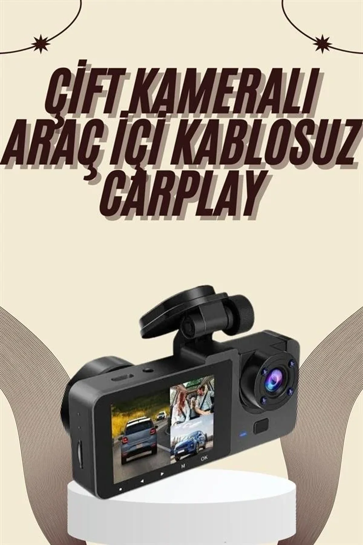 Gece Görüşlü Dvr 3 Lensli Araç İçi Sürüş Kamerası Video Kaydedici - Just Cheap Store Görsel 3
